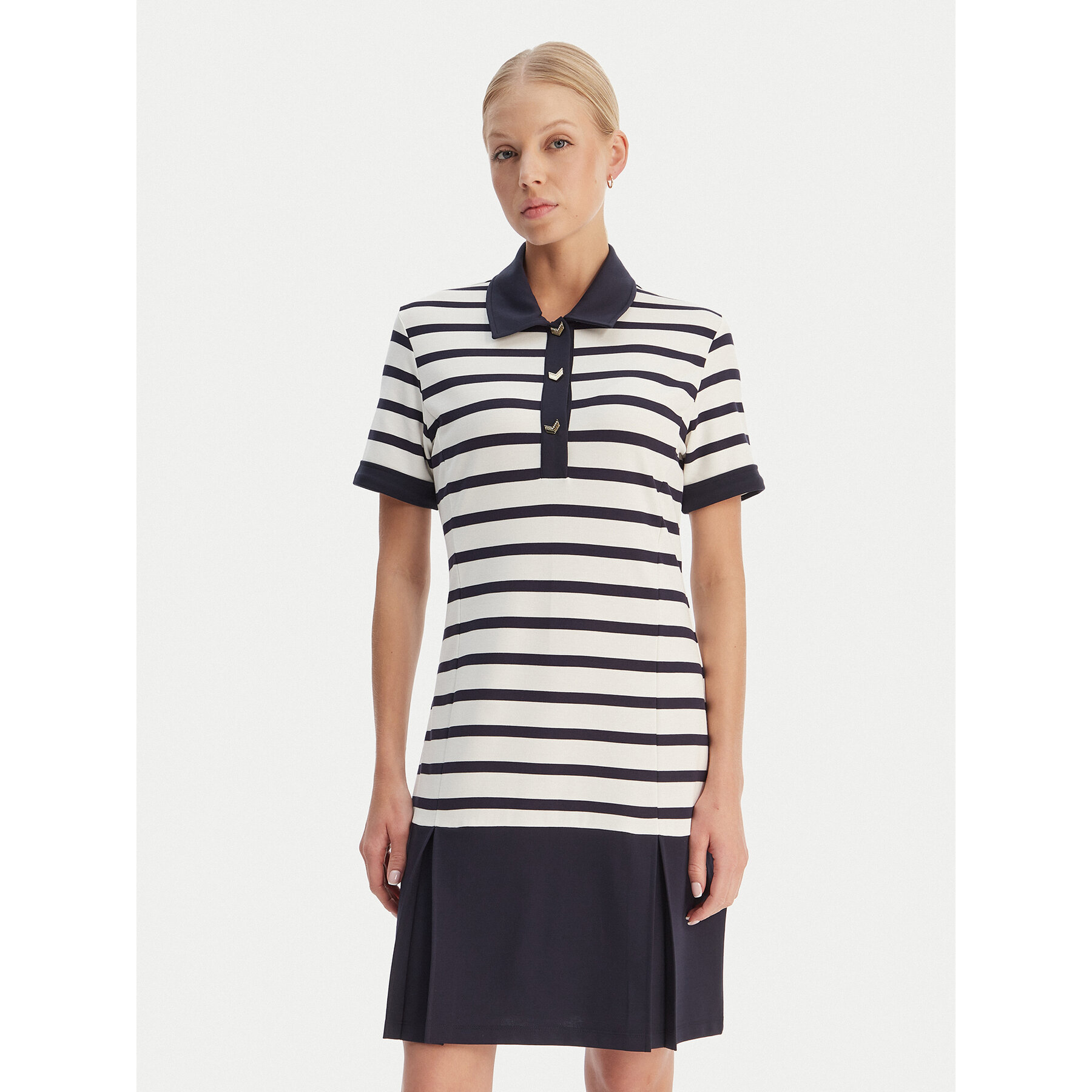 Liu Jo Sport Sukienka codzienna TA6125 J3867 Granatowy Regular Fit