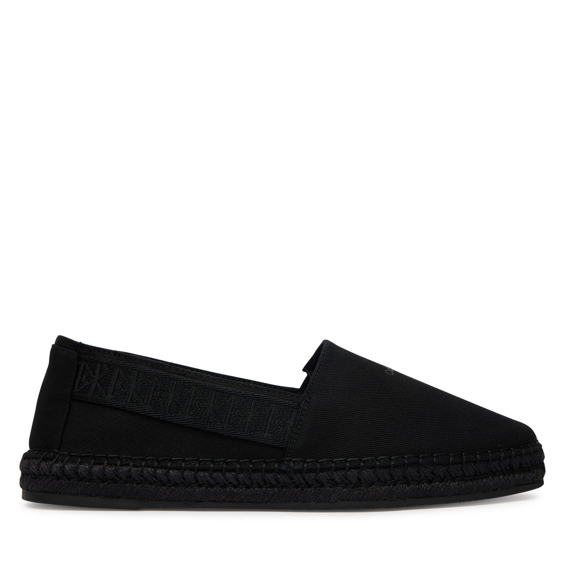 Calvin Klein Espadryle Espadrille Webbing Cv HM0HM02075 Czarny