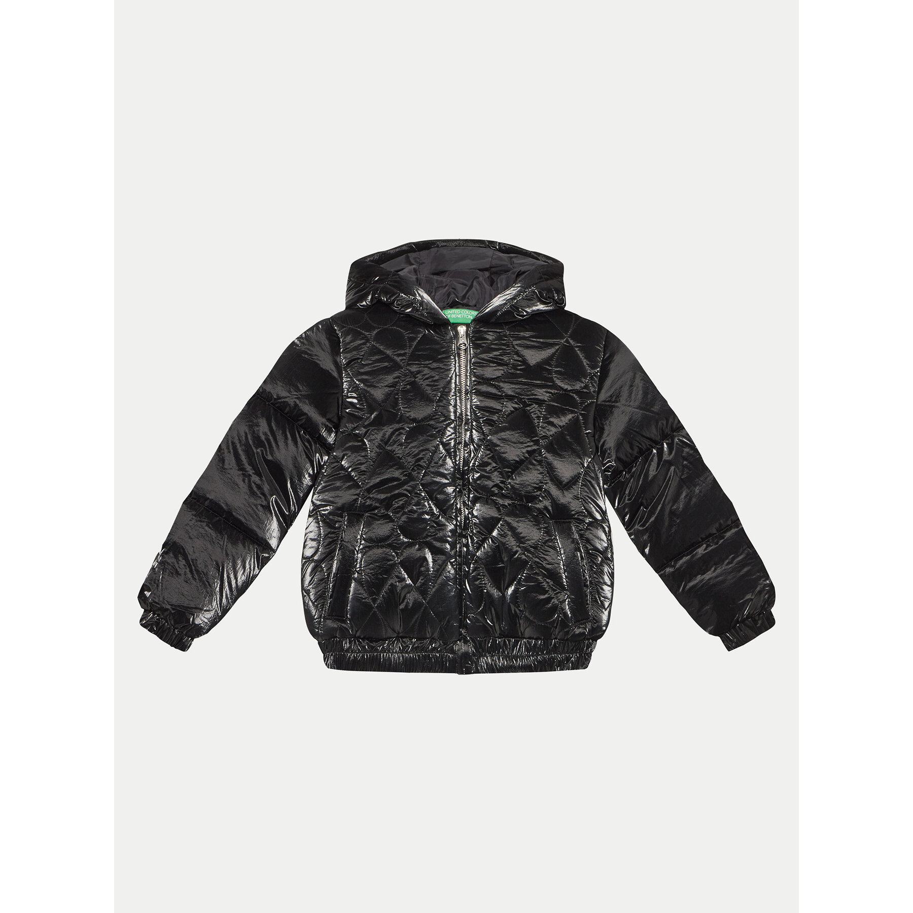 United Colors Of Benetton Kurtka zimowa 27WYCN05A Czarny Regular Fit