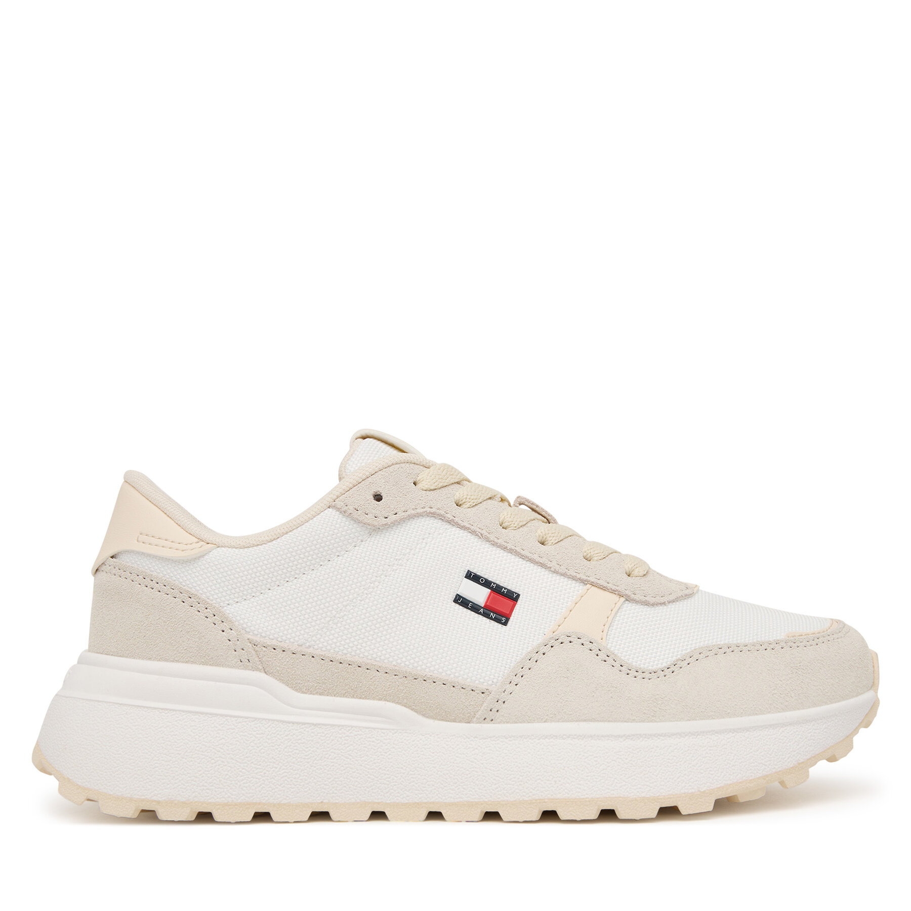 Tommy Jeans Sneakersy Modern Runner Mix EN0EN03100 Biały