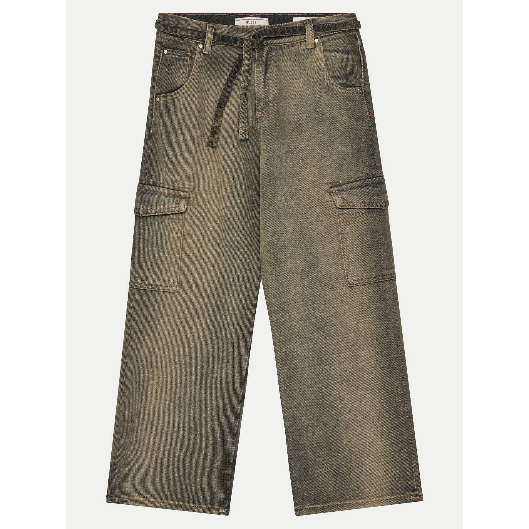 Guess Jeansy J5RA13 D5J40 Złoty Relaxed Fit