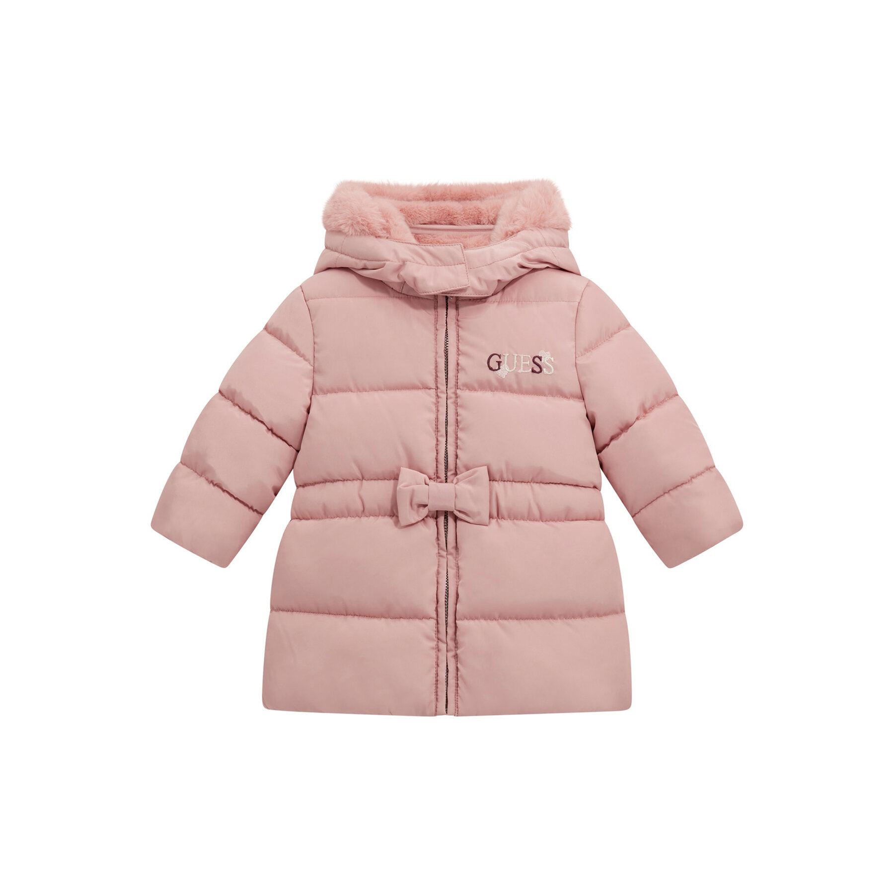 Guess Kurtka zimowa A5BL02 WB240 Różowy Regular Fit