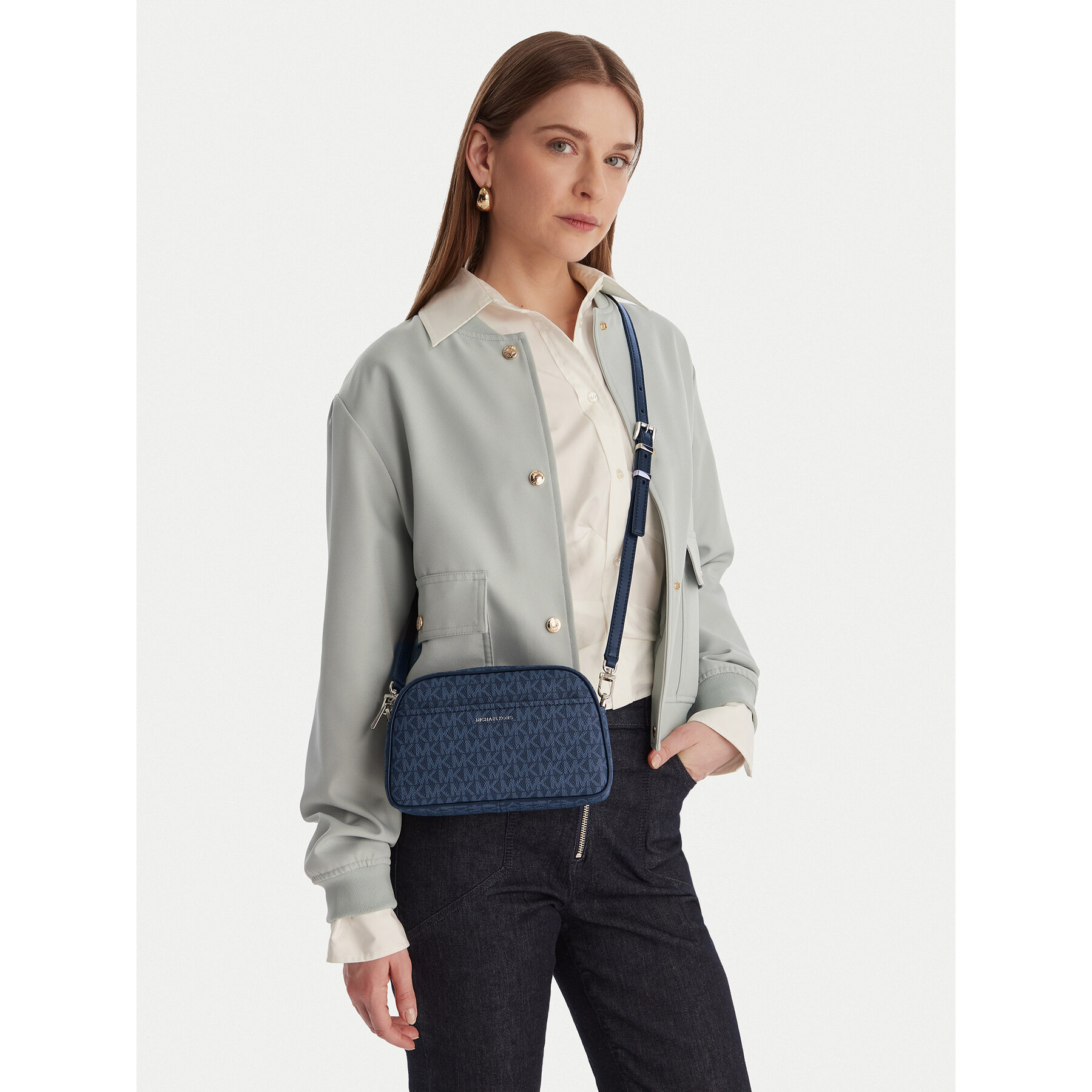 MICHAEL Michael Kors Torebka 32F5SJ6C5V Granatowy