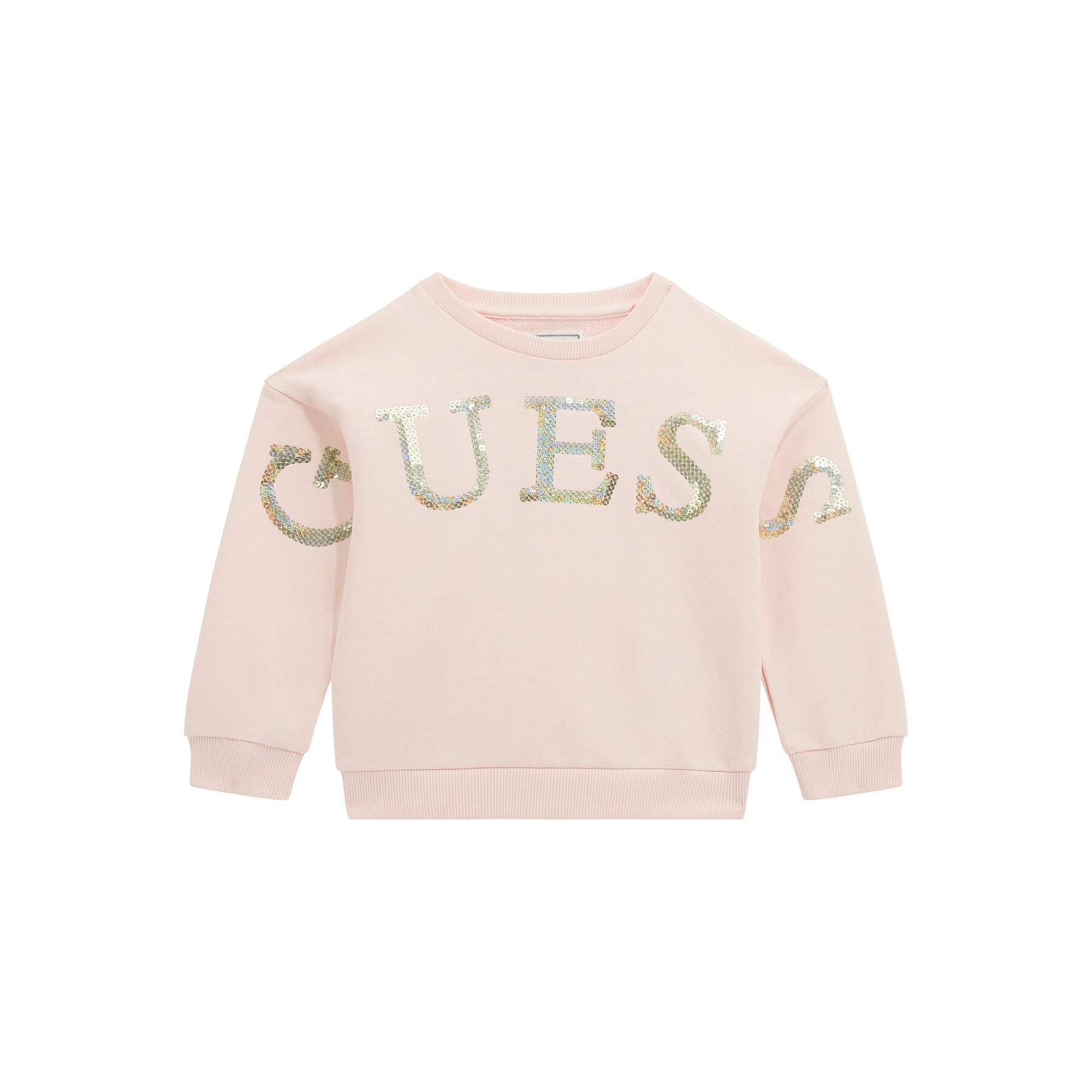 Guess Bluza K5BQ04 KAD74 Różowy Regular Fit