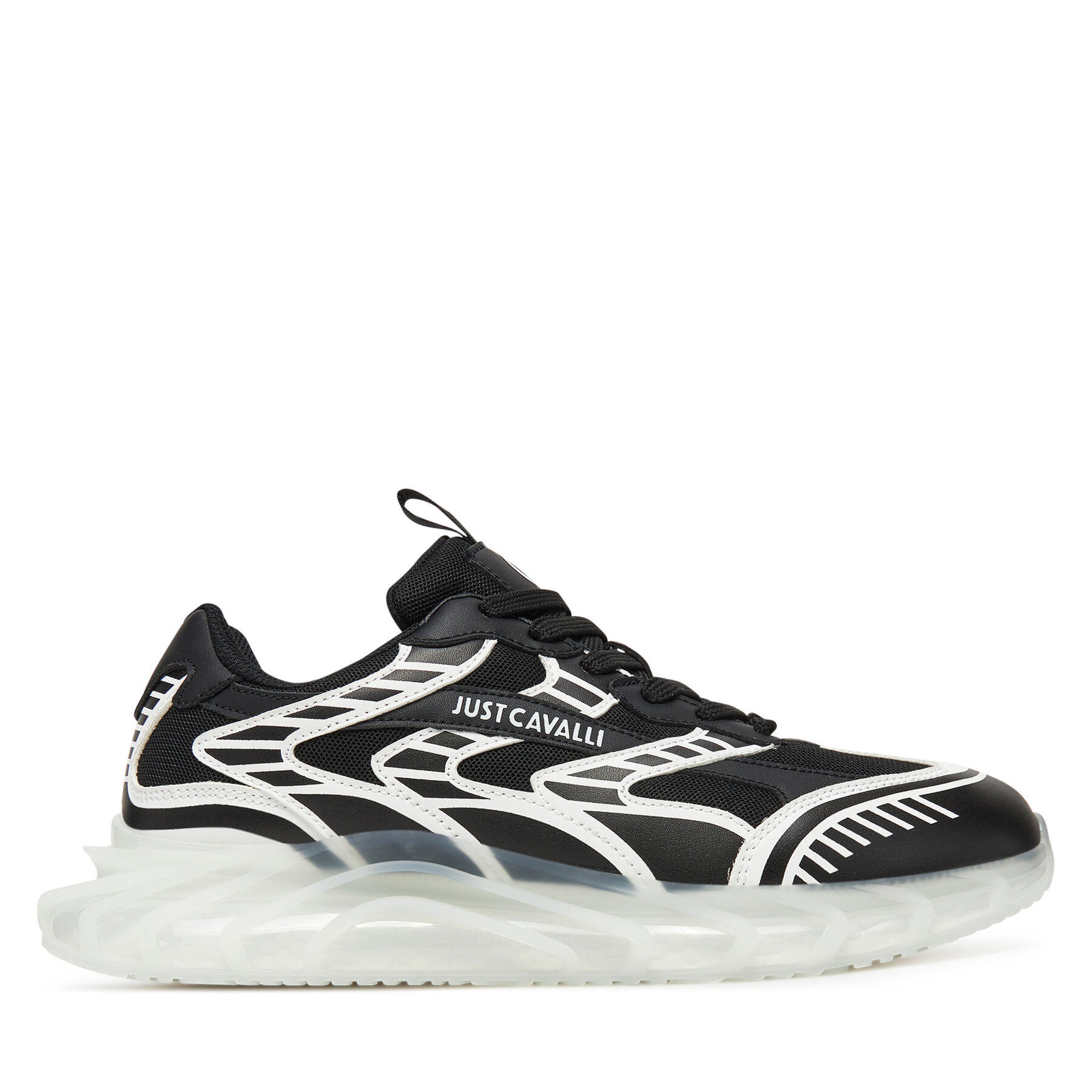 Just Cavalli Sneakersy 78QA3SQ2 ZSC45 Czarny