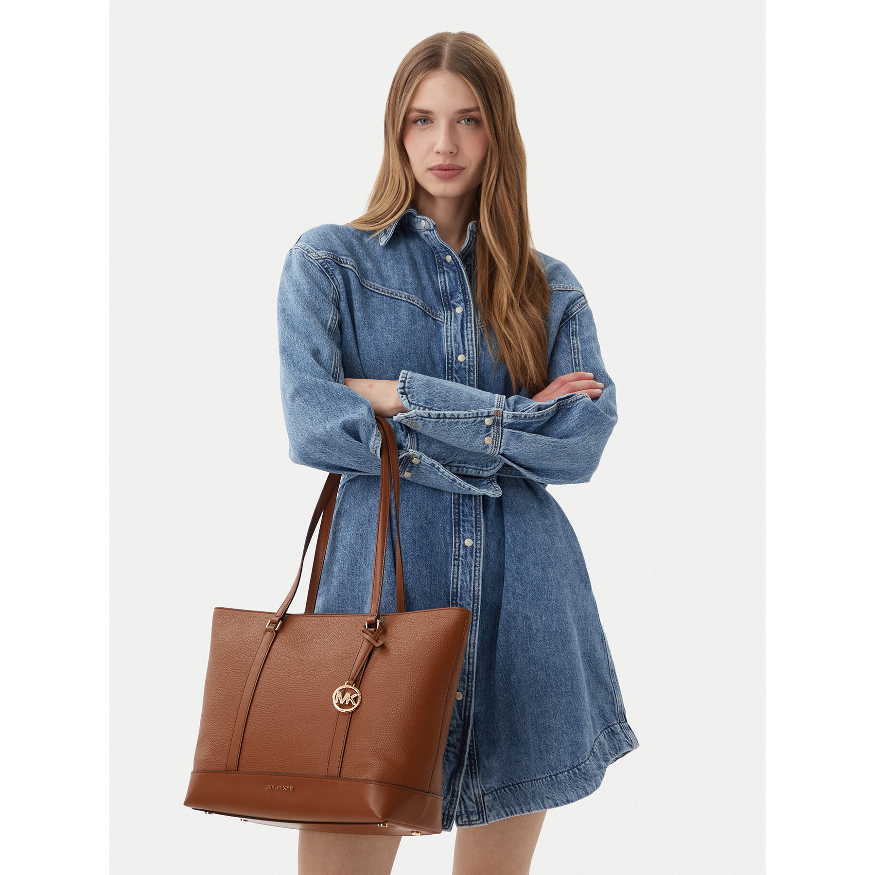 MICHAEL Michael Kors Torebka 30S6G3PT3V Brązowy