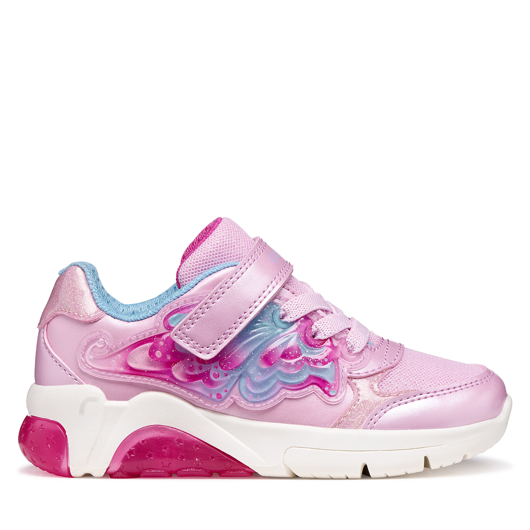 Geox Sneakersy J Fadinlight Girl J65M4A 0NFKC C8207 D Różowy