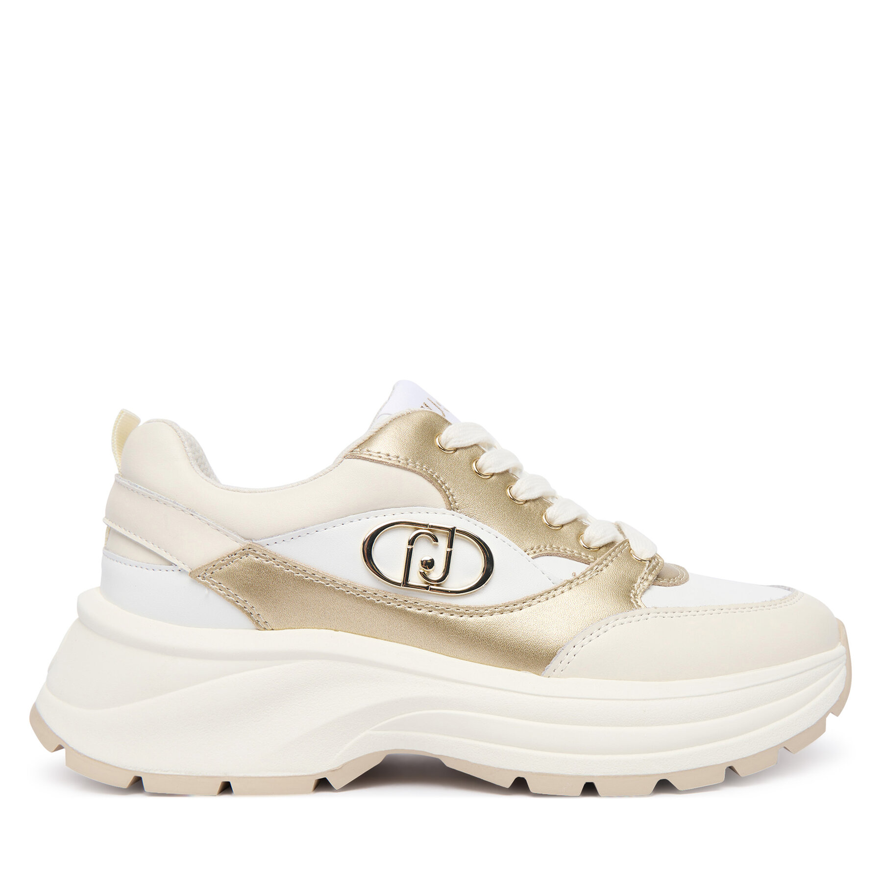 Liu Jo Sneakersy Eva 06 BF5035 PX026 Beżowy