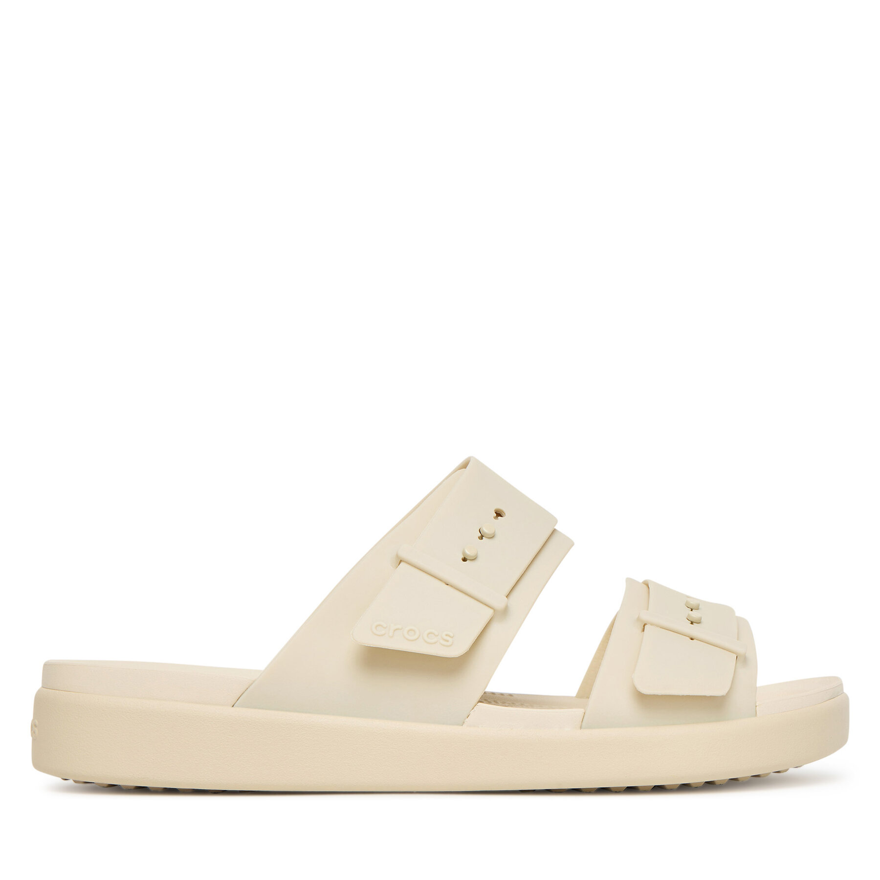 Crocs Klapki Brooklyn Buckle Low Low 211215 Écru