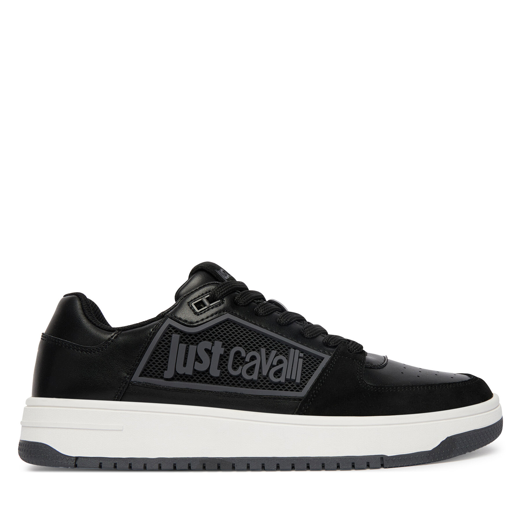 Just Cavalli Sneakersy 80QA3SM1 ZPC09 Czarny