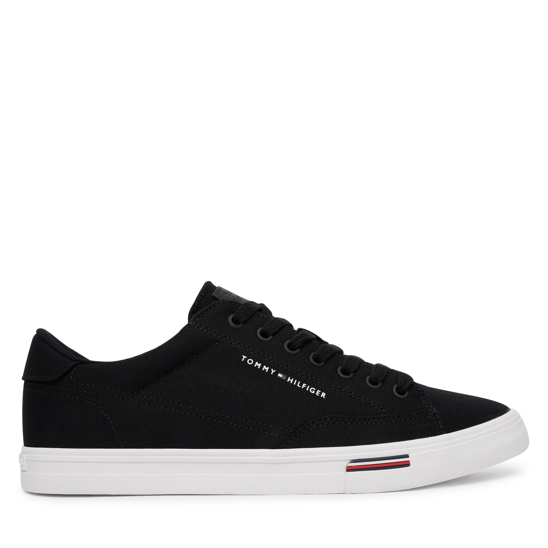 Tommy Hilfiger Tenisówki Vulc Core Rwb Long Lace Cvs FM0FM05813 Czarny