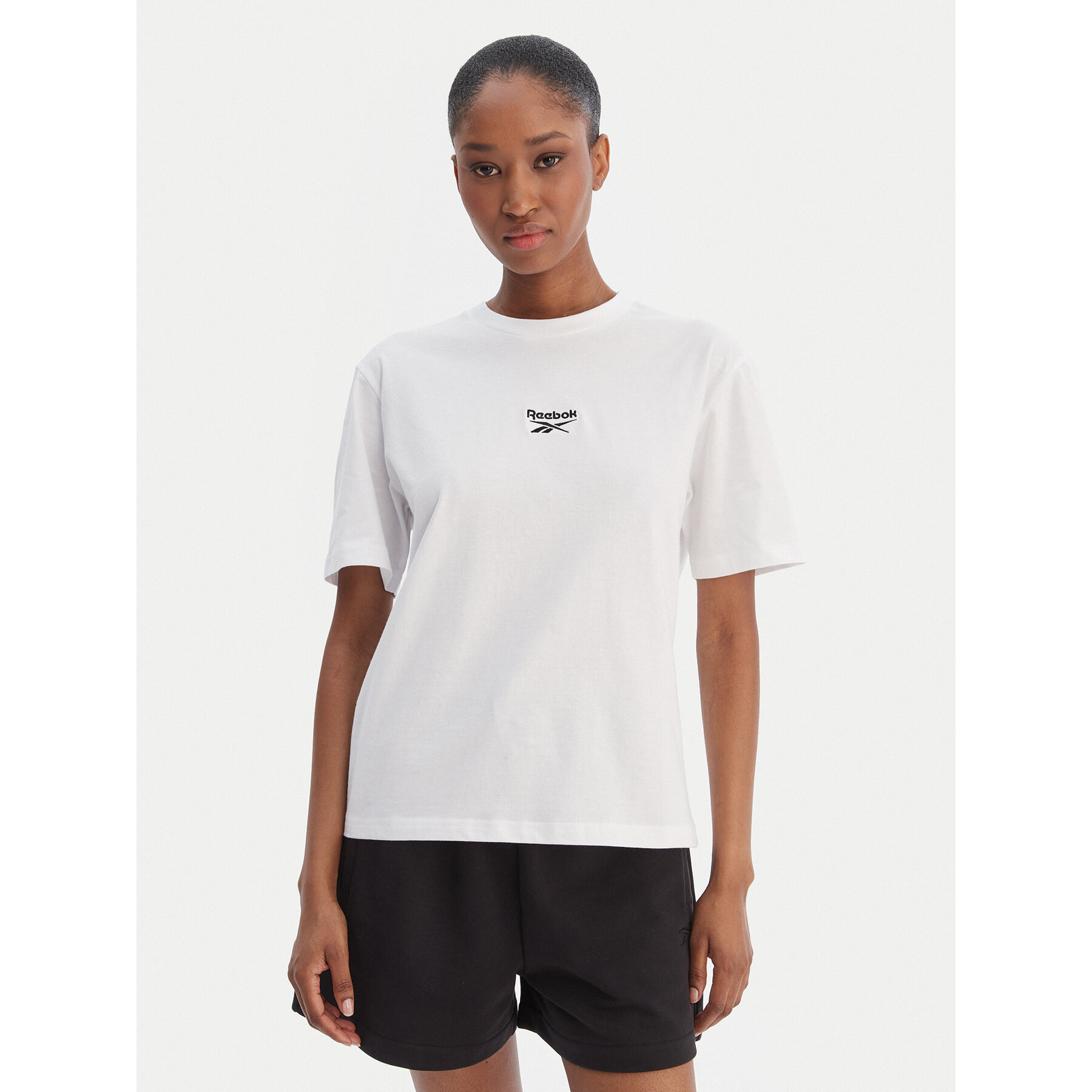 Reebok T-Shirt Suzie RK25505CCW Biały Relaxed Fit