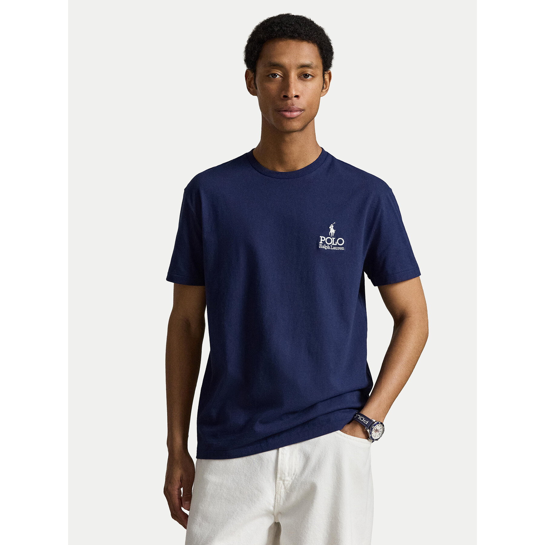 Polo Ralph Lauren T-Shirt 710981136009 Granatowy Regular Fit