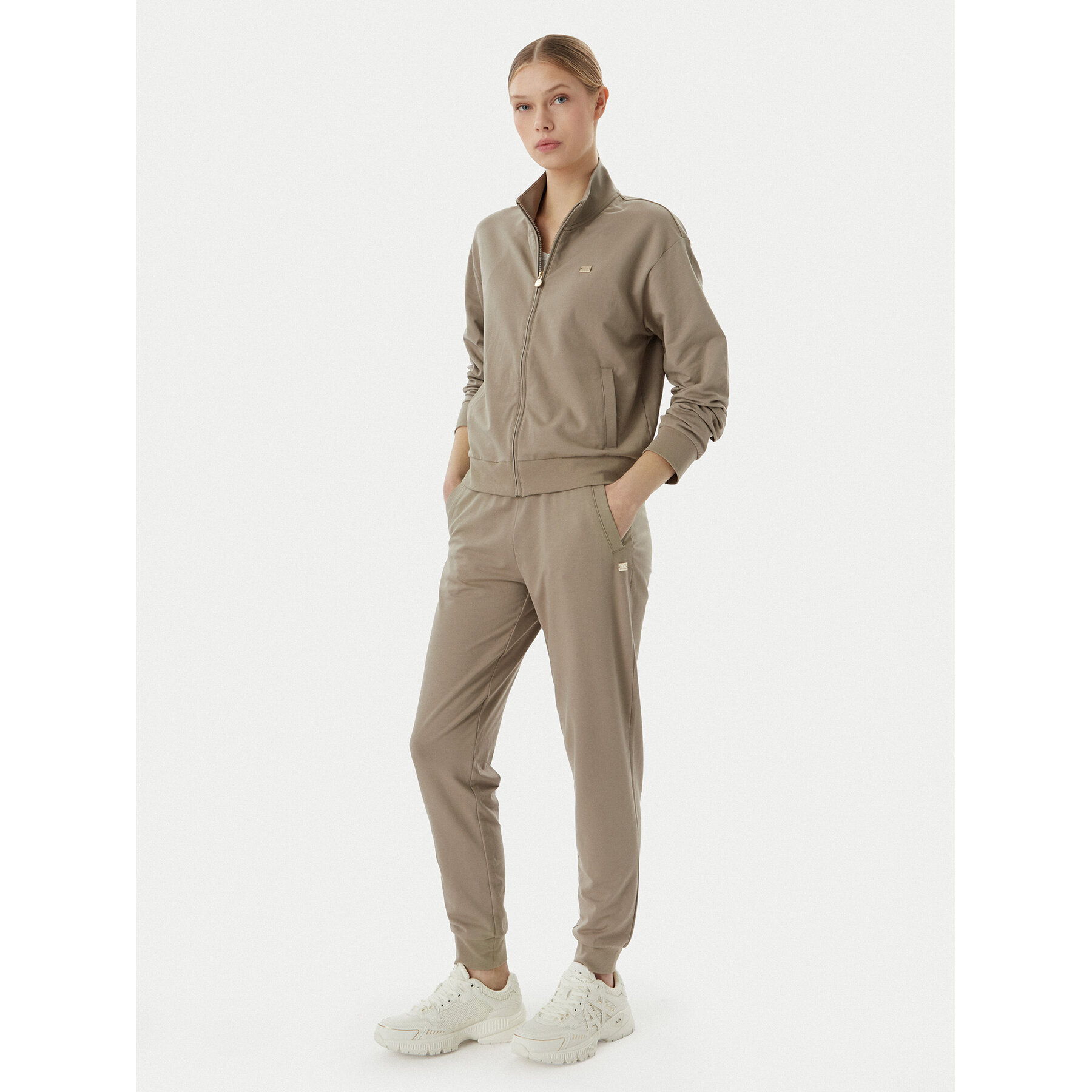 EA7 Emporio Armani Dres 7W000463 AF13135 U6167 Beżowy Regular Fit