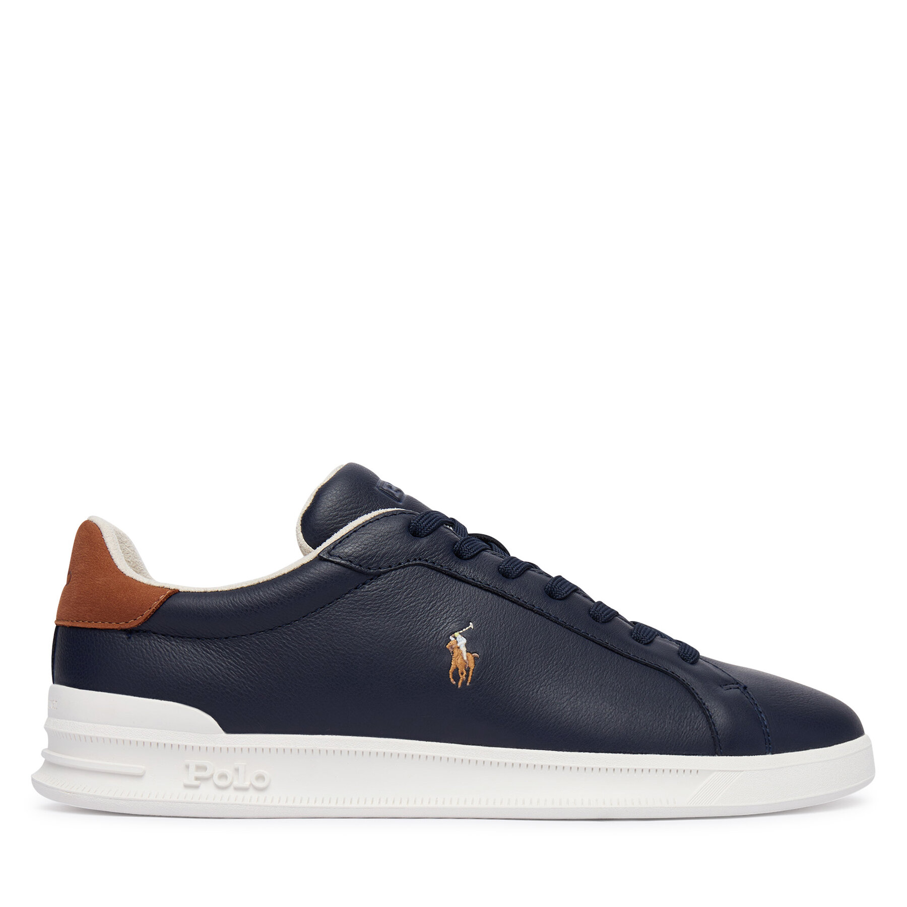 Polo Ralph Lauren Sneakersy Heritage Court II 809P07159002 Granatowy