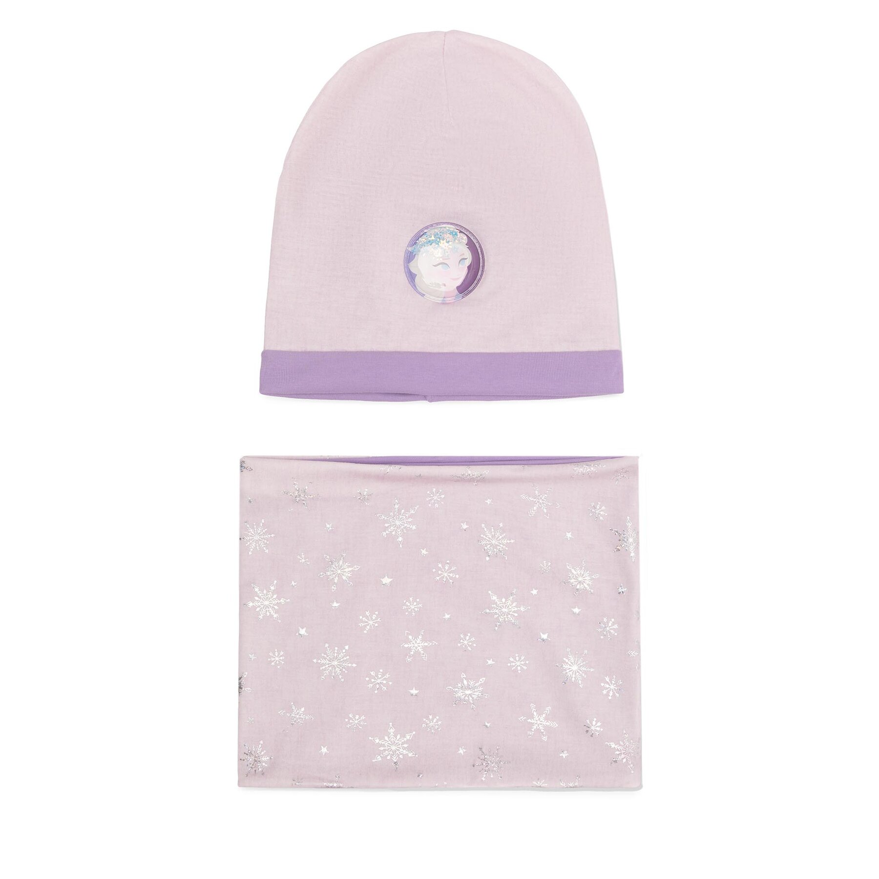 Frozen Komplet czapka i komin ACCCS-AW23-36DFR Fioletowy