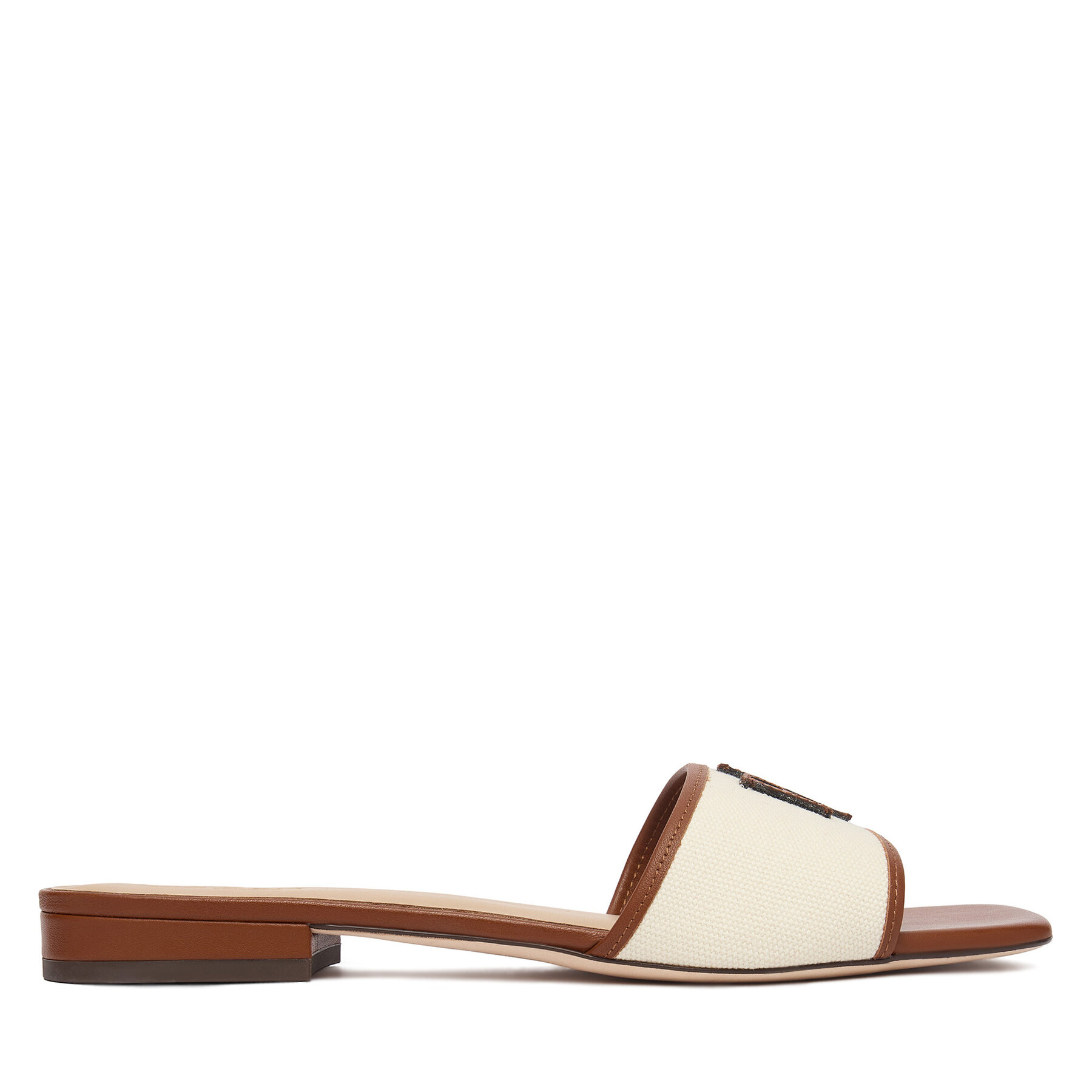 LAUREN RALPH LAUREN Klapki 802P04395003 Écru
