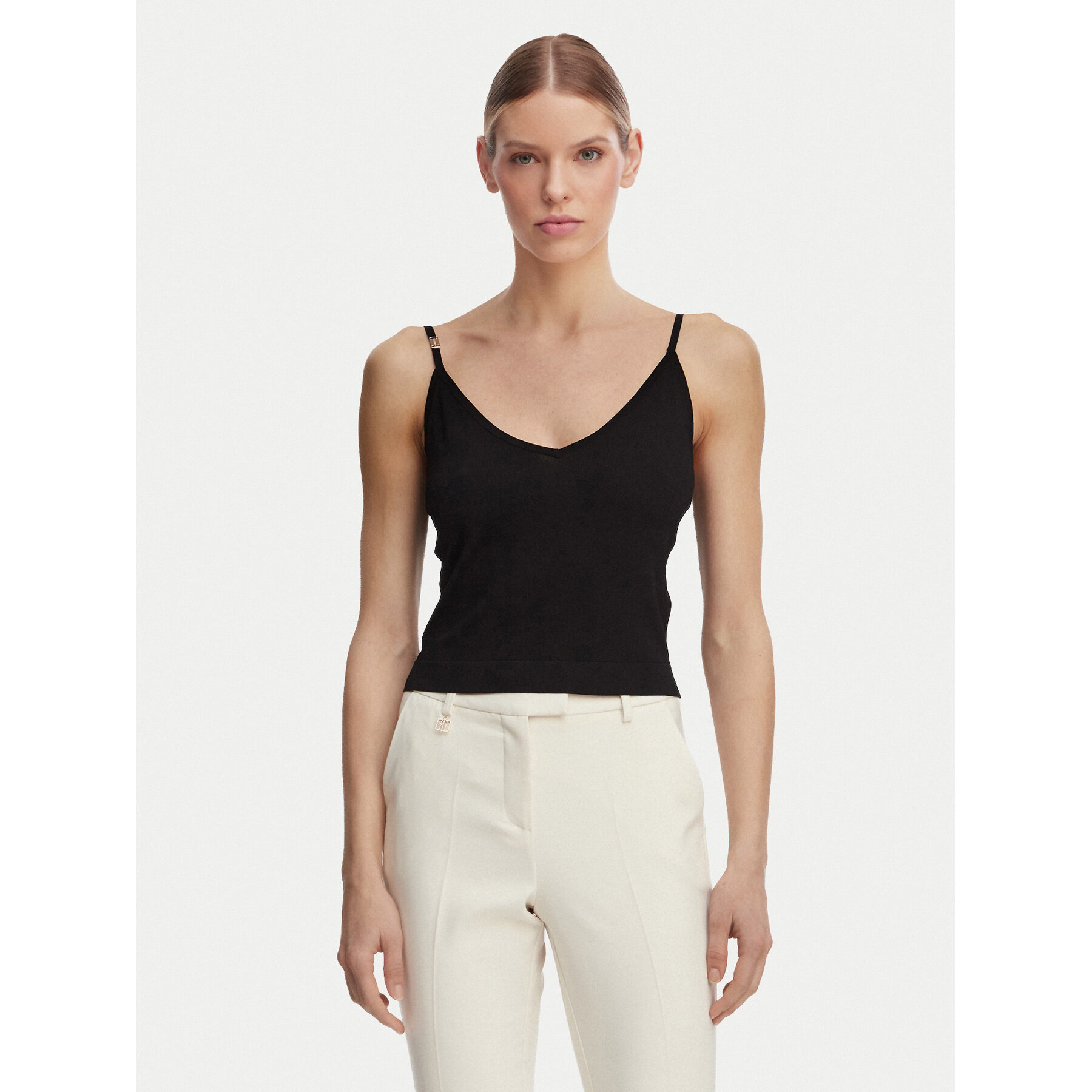 Guess Top O6GR01 Z5302 Czarny Regular Fit