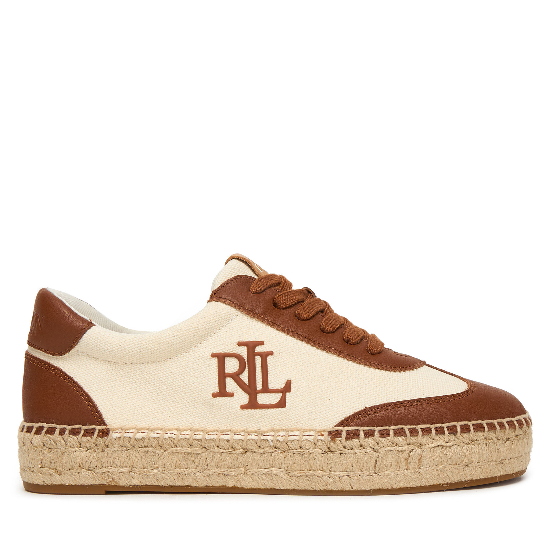 LAUREN RALPH LAUREN Espadryle Luize 802P04428003 Biały