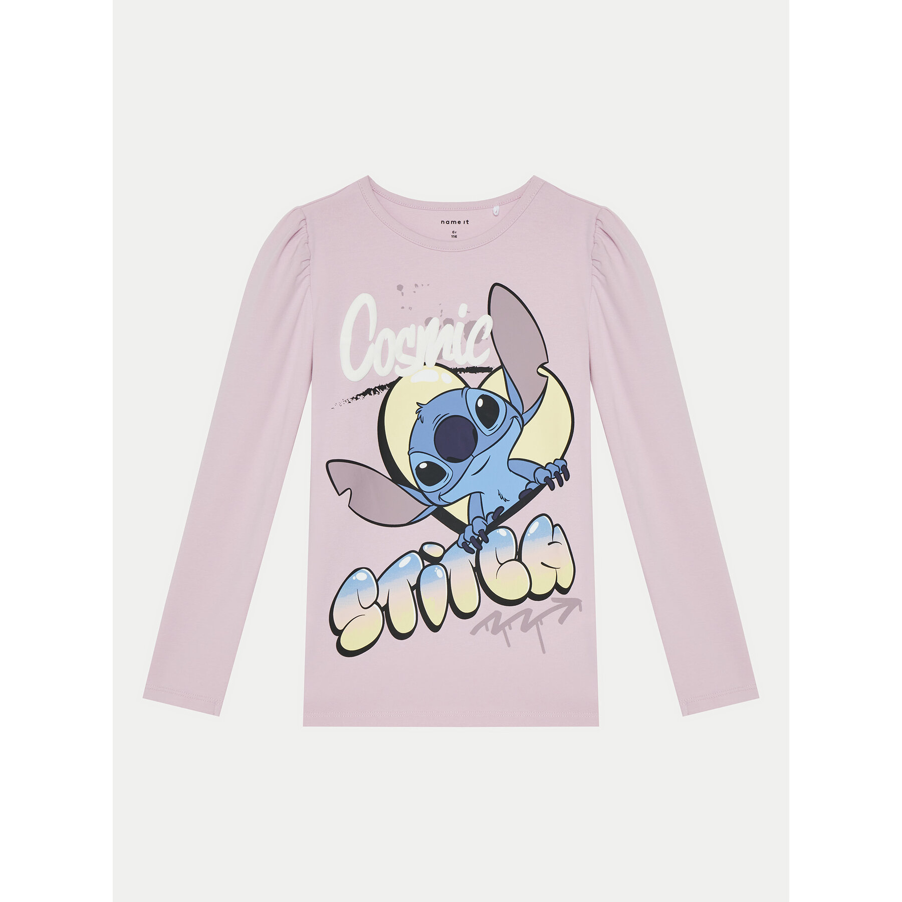NAME IT Bluzka 13238278 Różowy Regular Fit