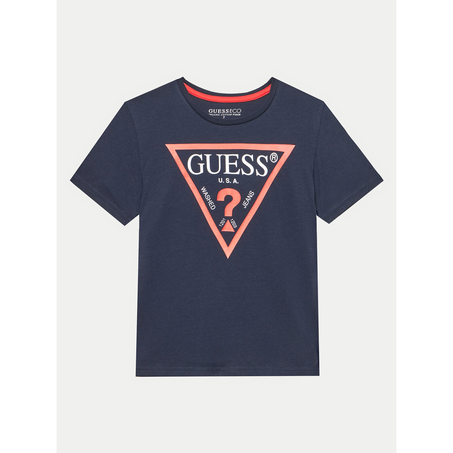Guess T-Shirt L73I55 K8HM0 Niebieski Regular Fit