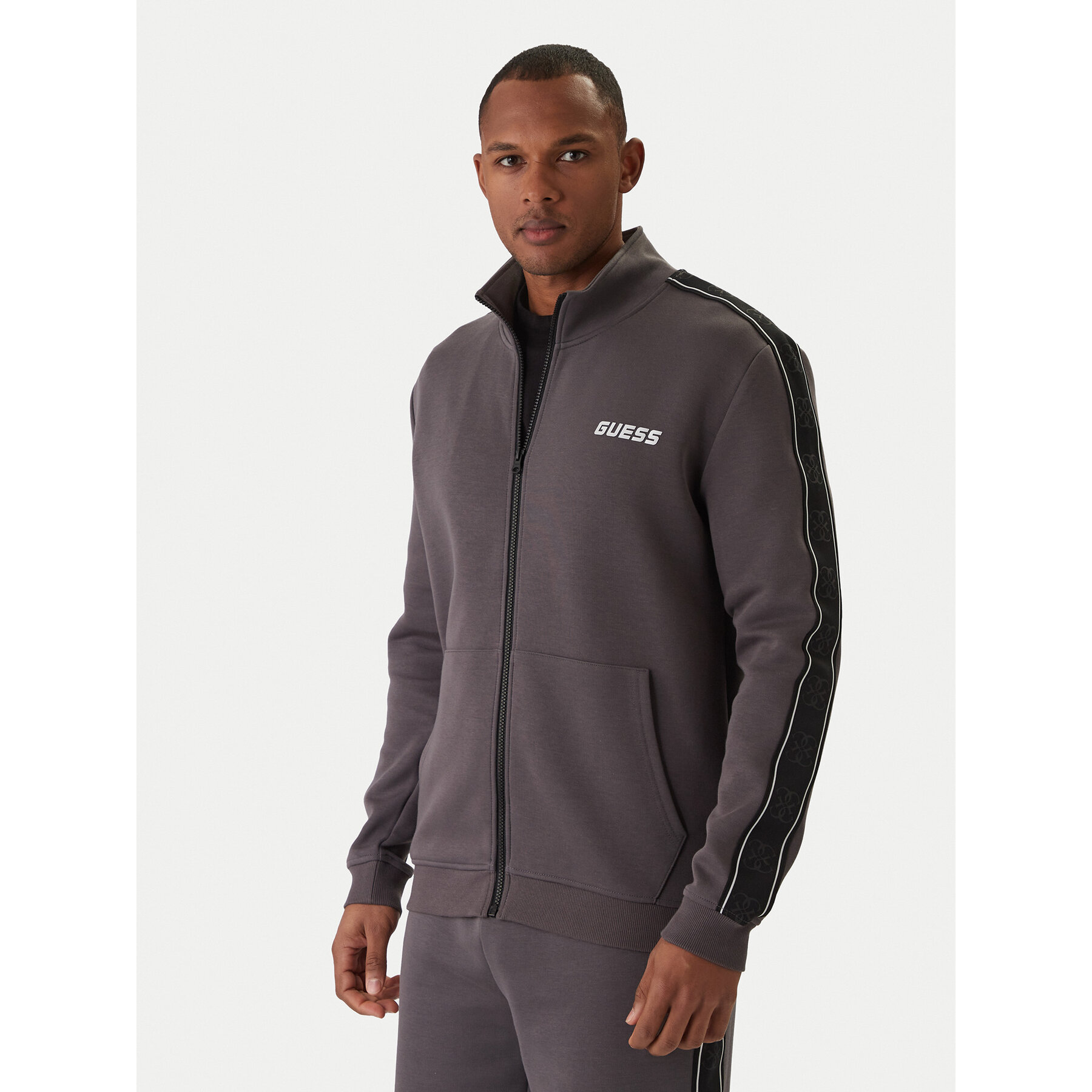 Guess Bluza Z2YQ10 KB3P2 Szary Regular Fit