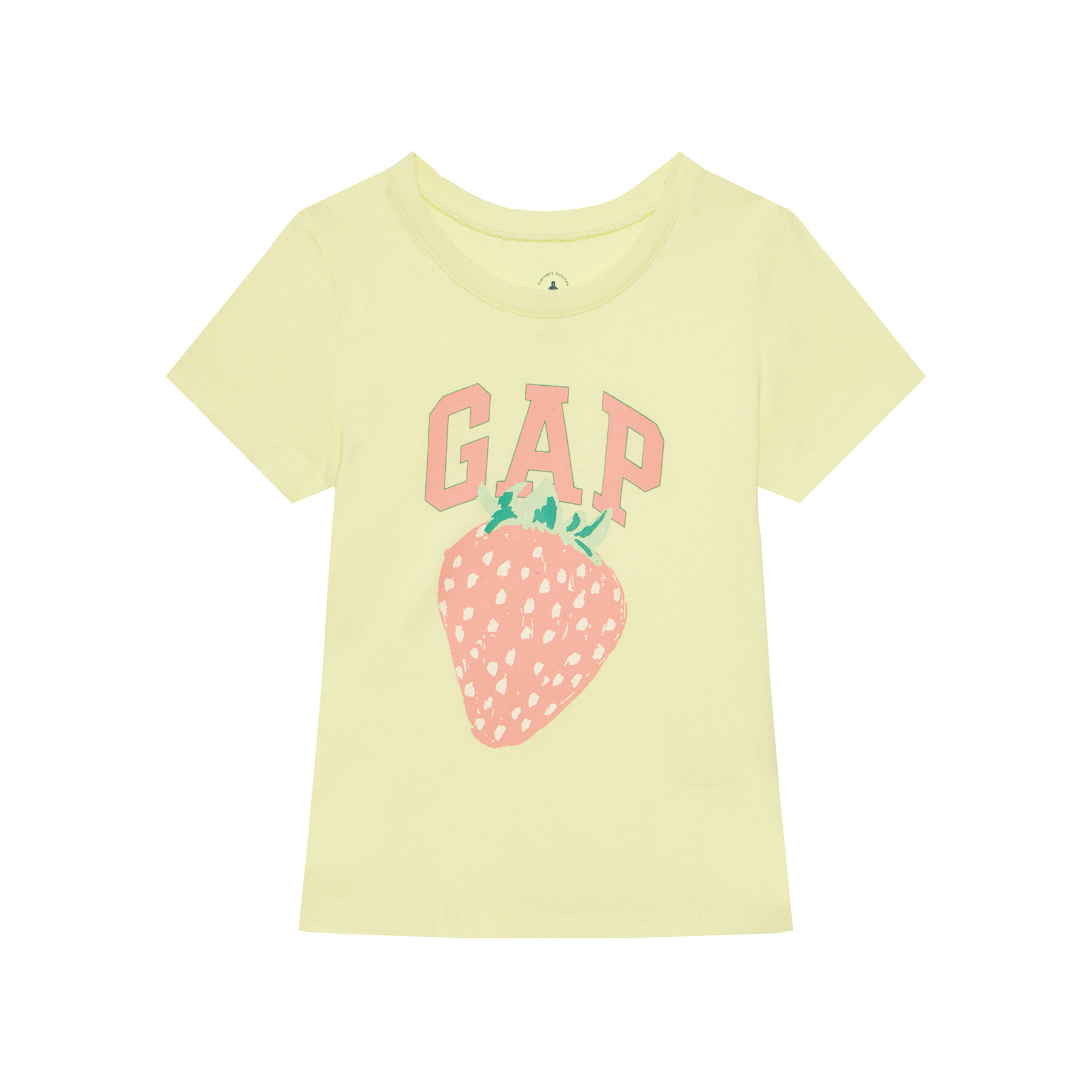 Gap T-Shirt 710285-03 Żółty Regular Fit