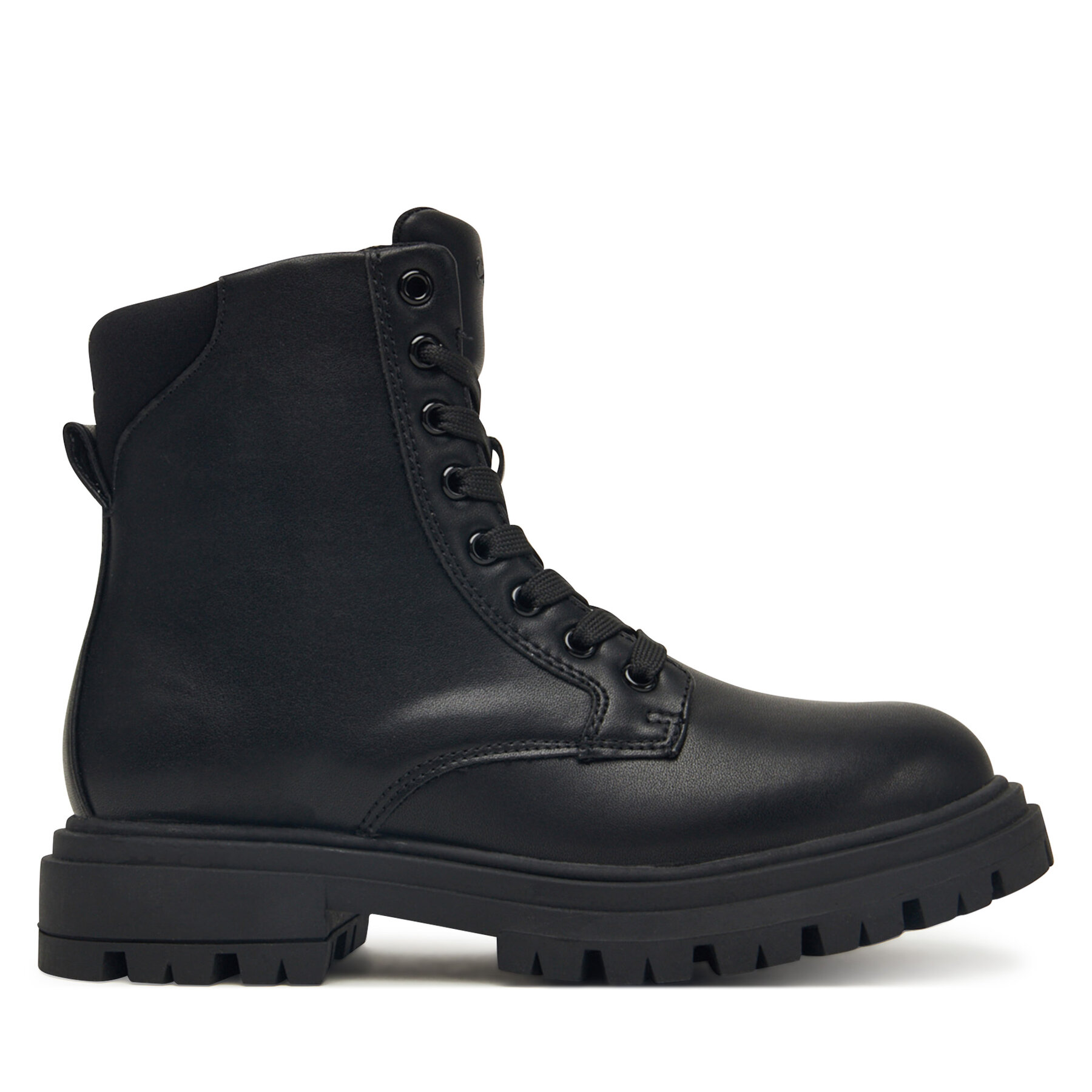 Calvin Klein Trapery Lace Up Bootie V3A5-83120-1464 D Czarny