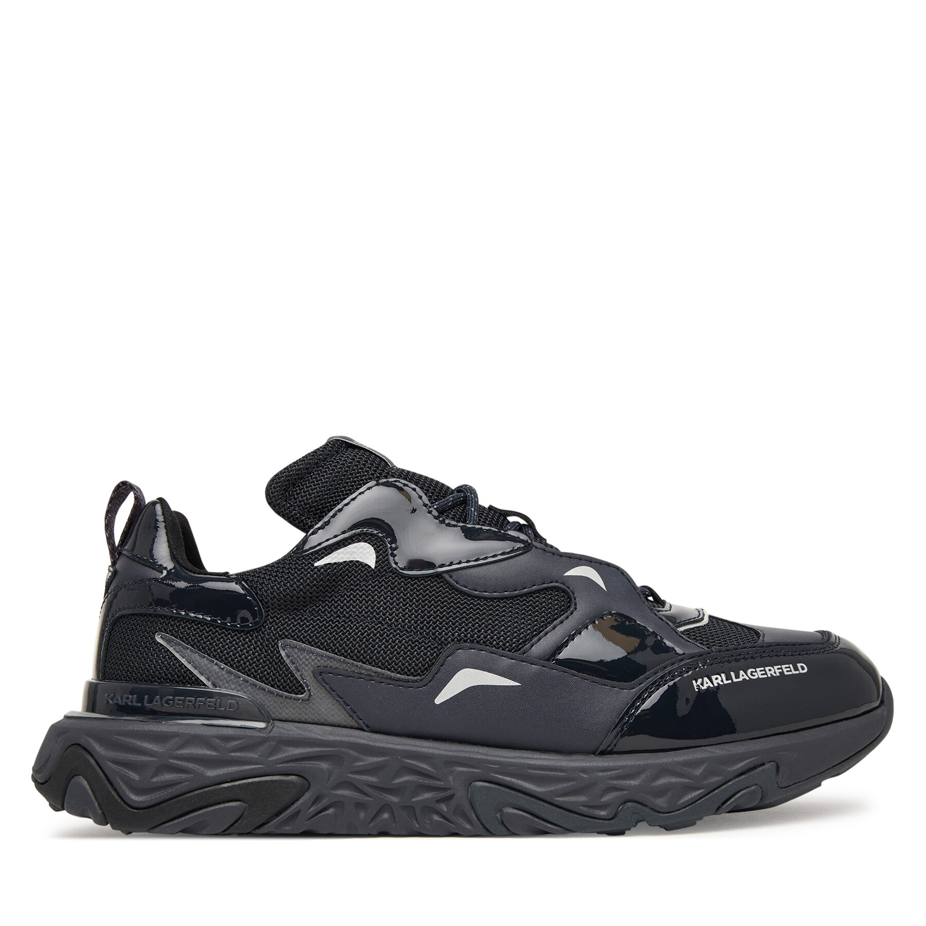 KARL LAGERFELD Sneakersy Blaze KL52424 Granatowy