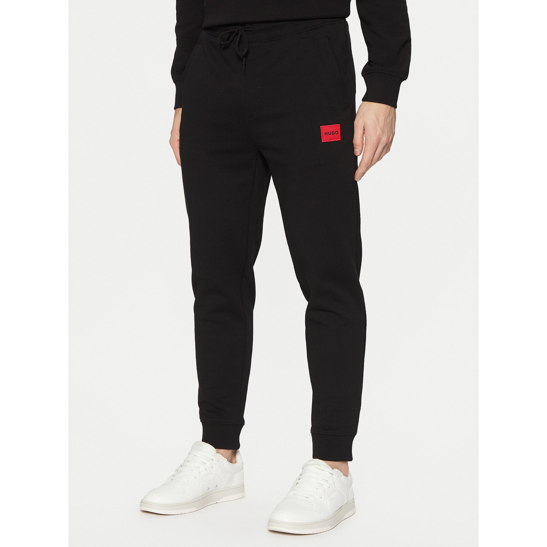 Hugo Spodnie dresowe Doak212 50447963 Czarny Regular Fit