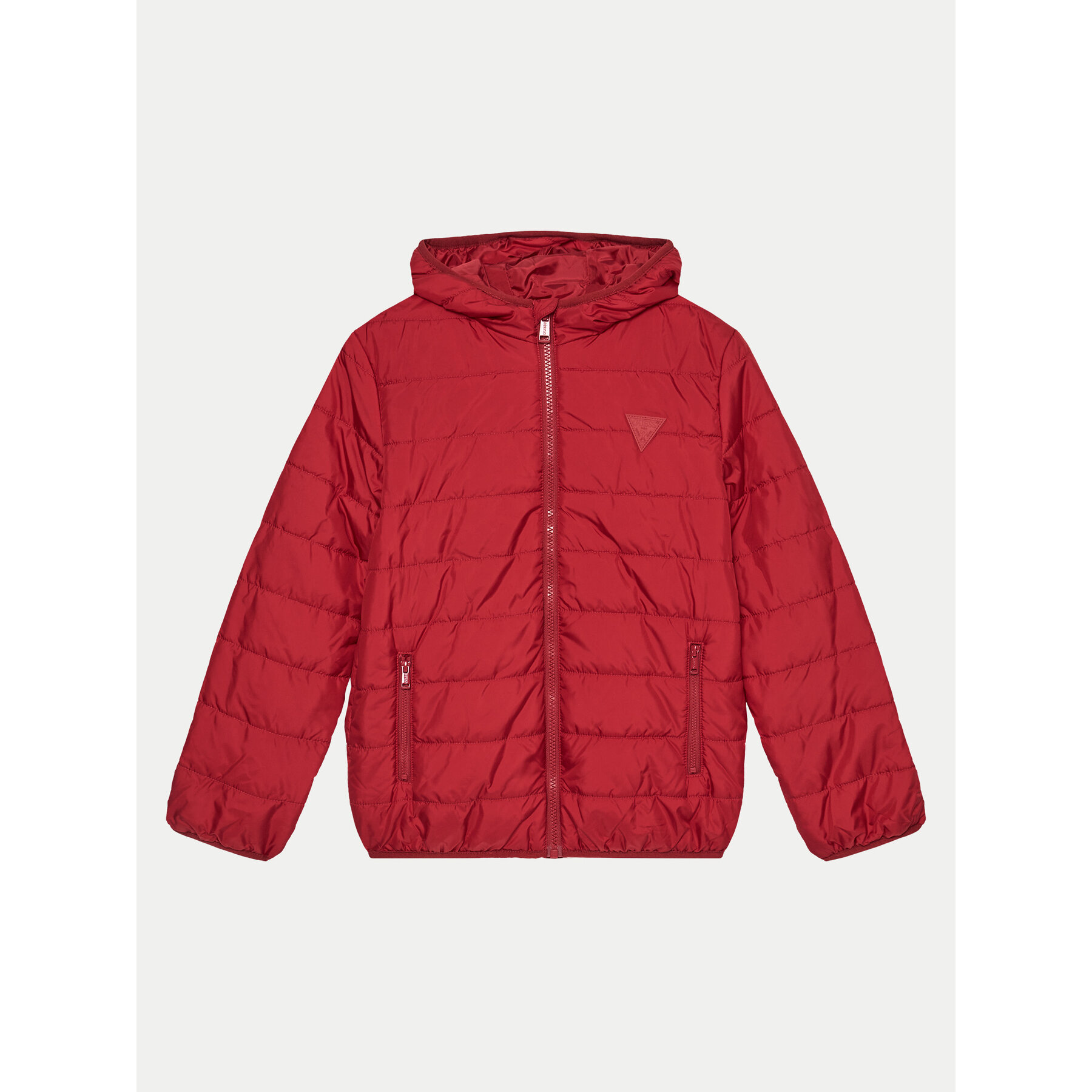 Guess Kurtka puchowa H4BJ10 WCFM0 Czerwony Regular Fit