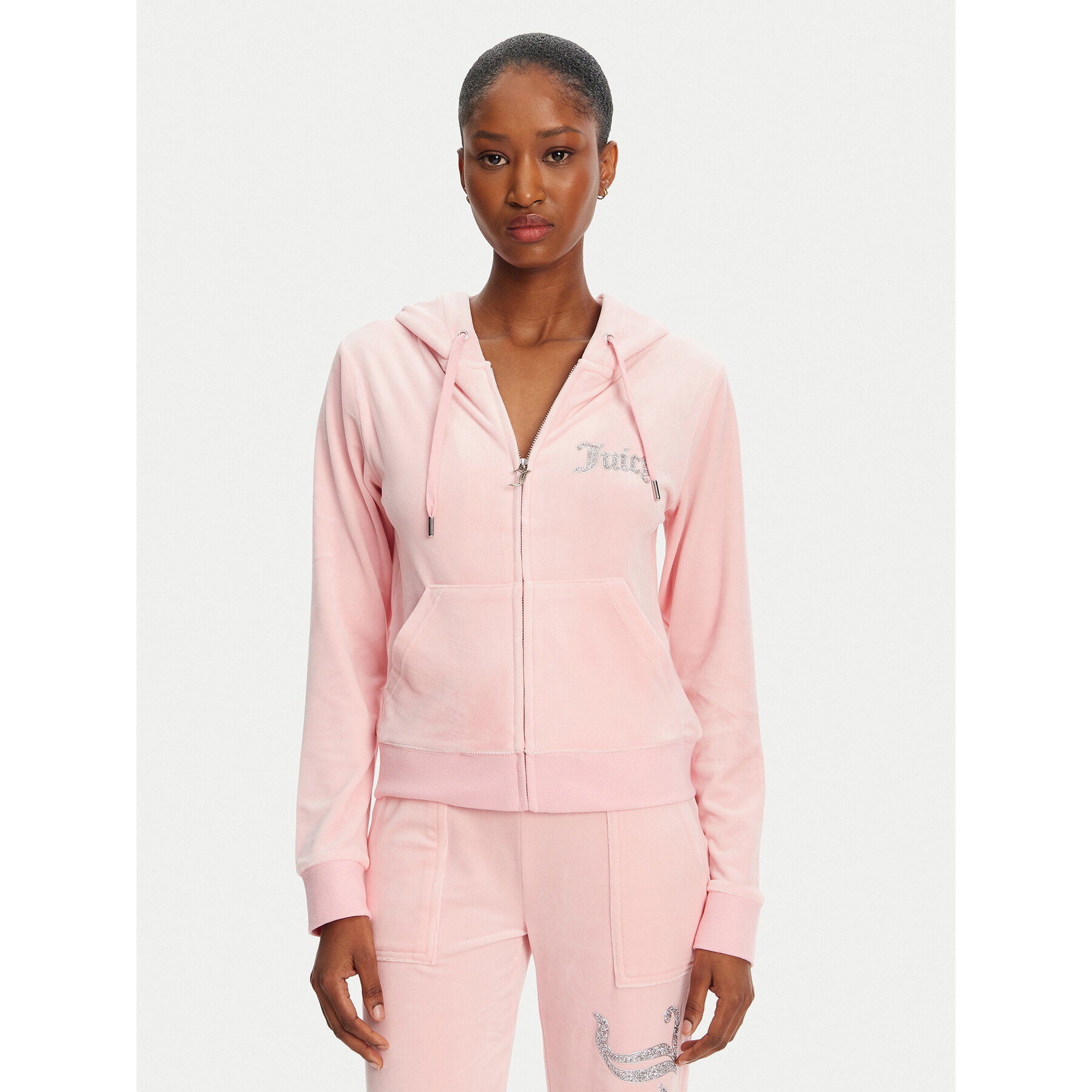 Juicy Couture Bluza Robertson JCBAS125805 Różowy Regular Fit