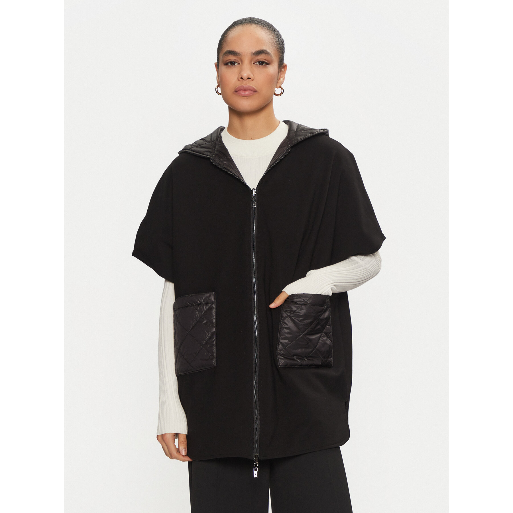 Joseph Ribkoff Kurtka przejściowa 243906 Czarny Regular Fit