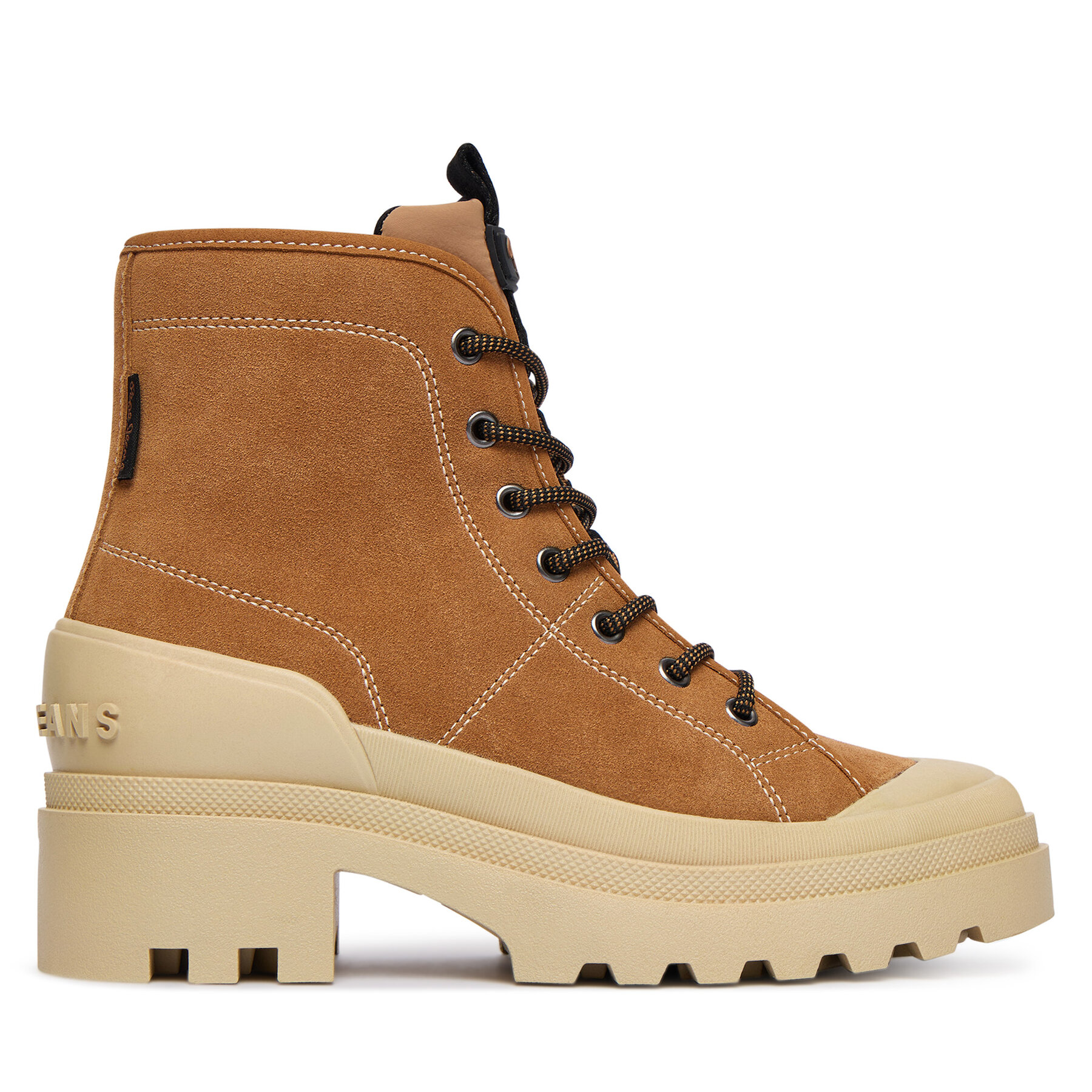 Pepe Jeans Trapery Hale Basic W PLS500006 Brązowy
