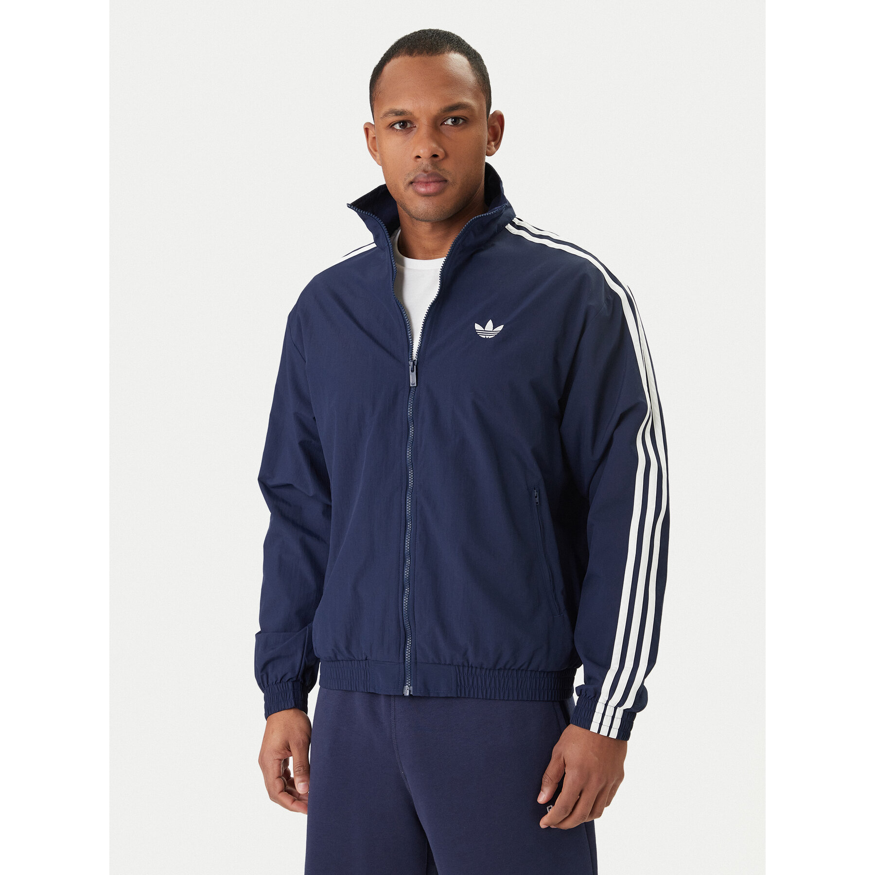 adidas Bluza Firebird KE1365 Granatowy Regular Fit