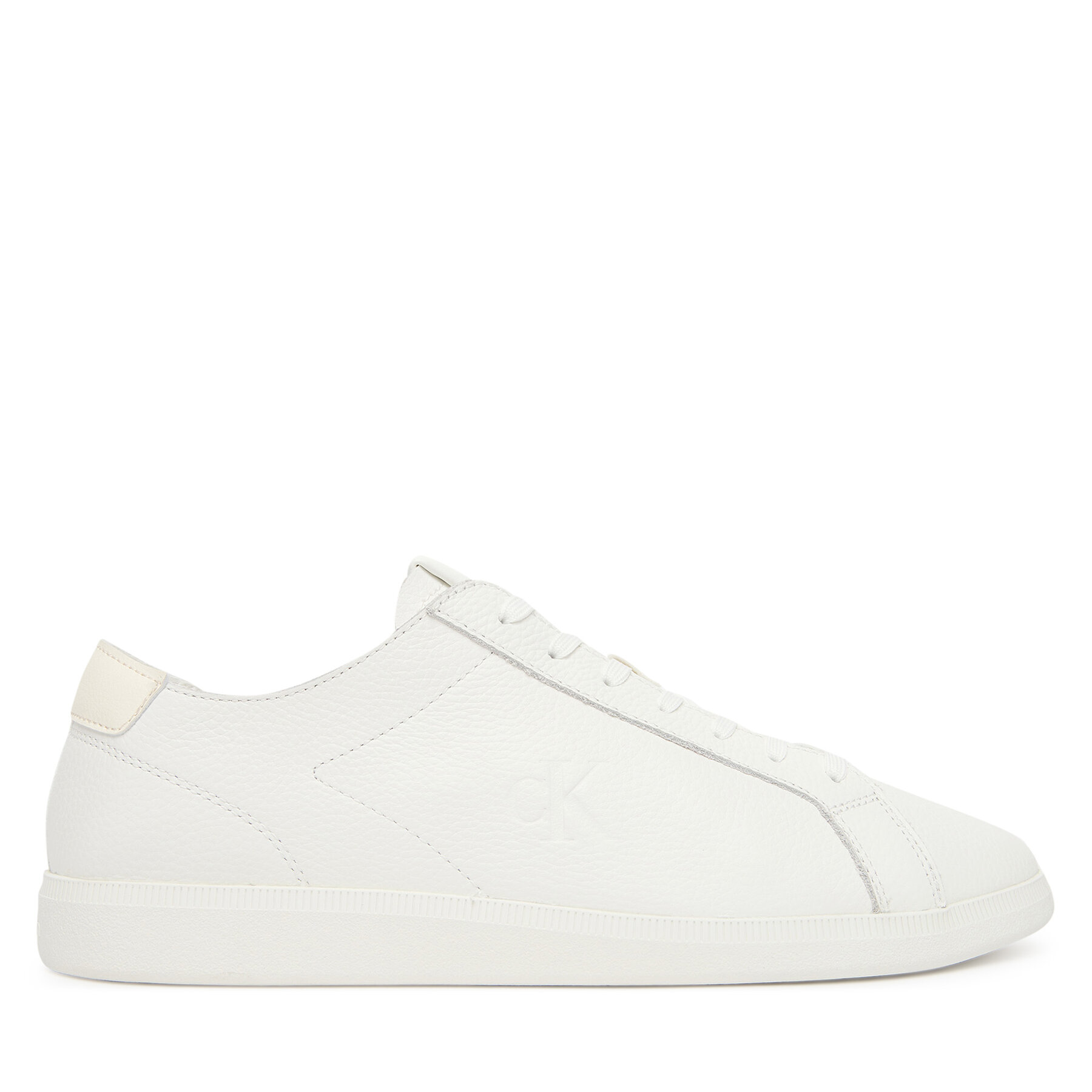 Calvin Klein Jeans Sneakersy Low Profile Cupsole Tmb Lth YM0YM01331 Biały