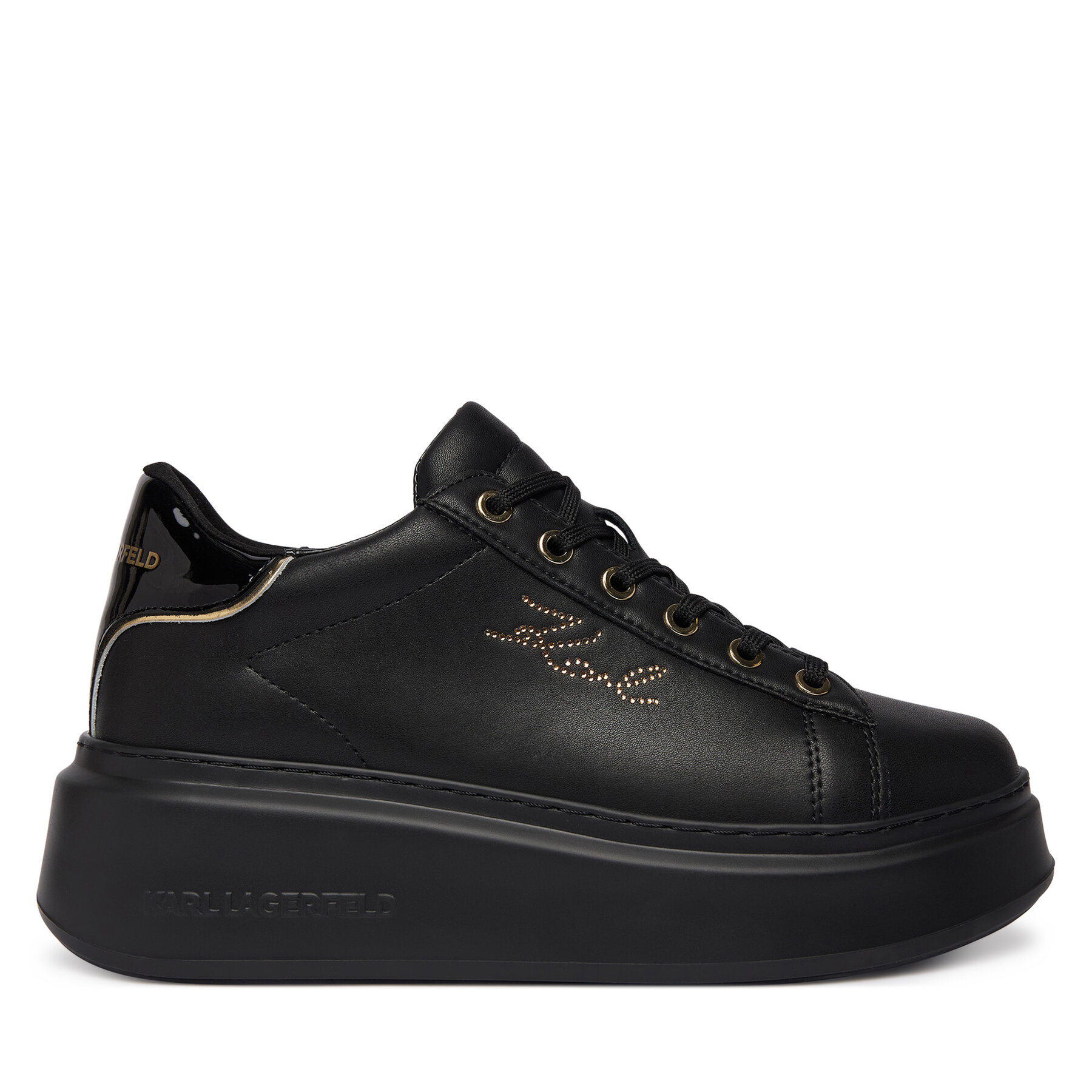 KARL LAGERFELD Sneakersy Anakapri KL63518A Czarny
