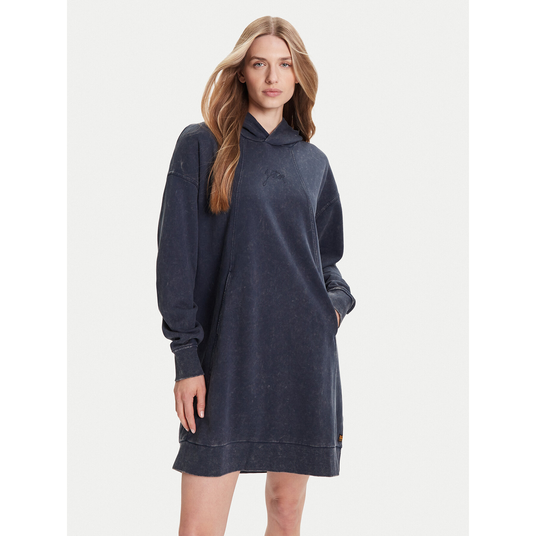 G-Star Raw Sukienka dzianinowa D27165-D969 Niebieski Relaxed Fit