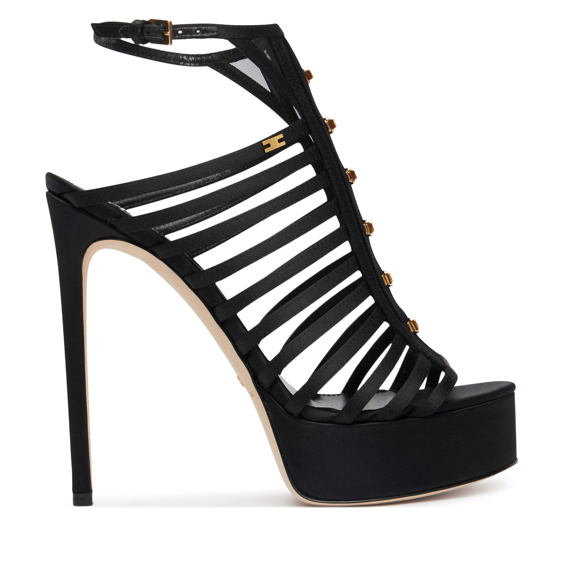 Elisabetta Franchi Sandały SA-92L-62E2-V790 Czarny