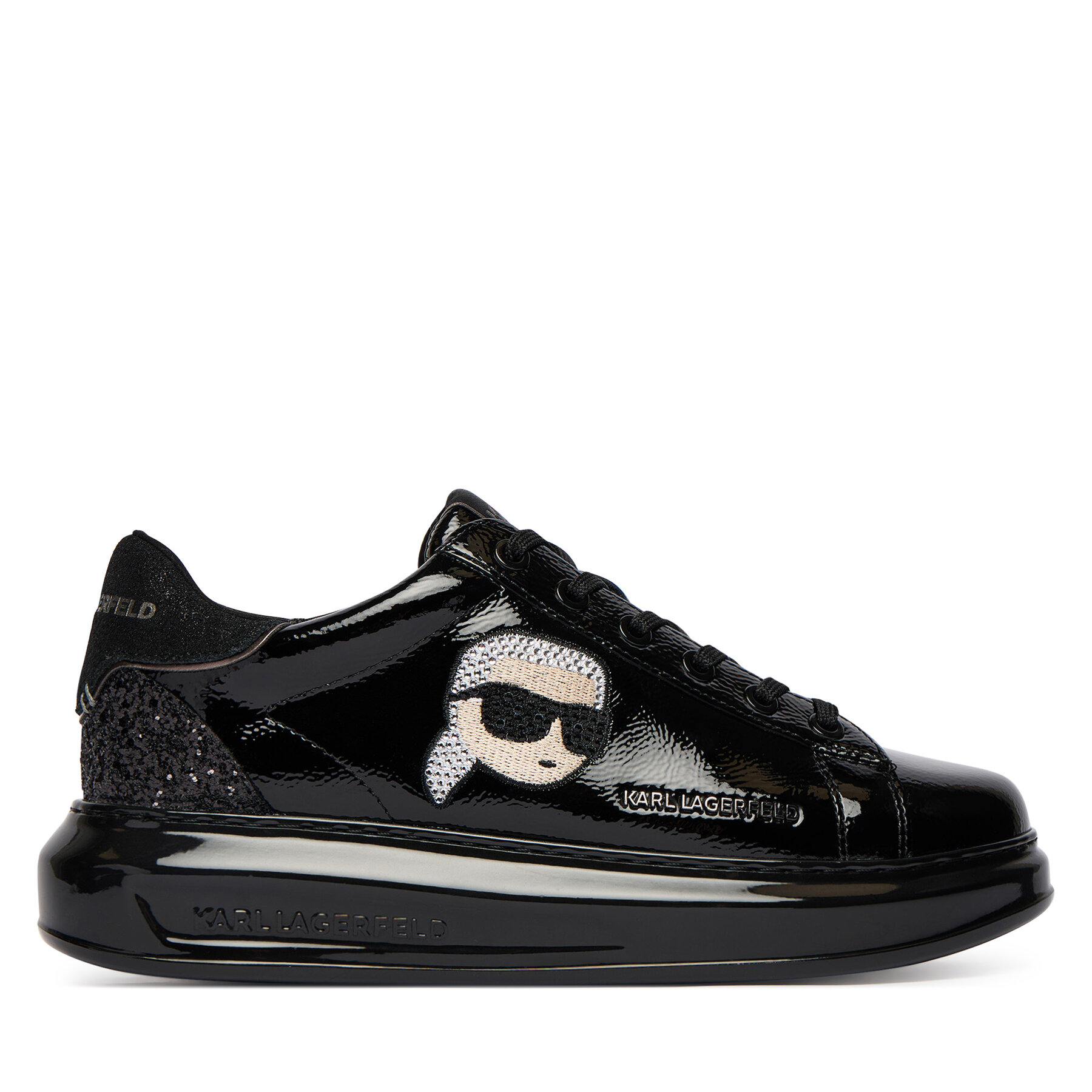 KARL LAGERFELD Sneakersy Kapri KL62571E Czarny