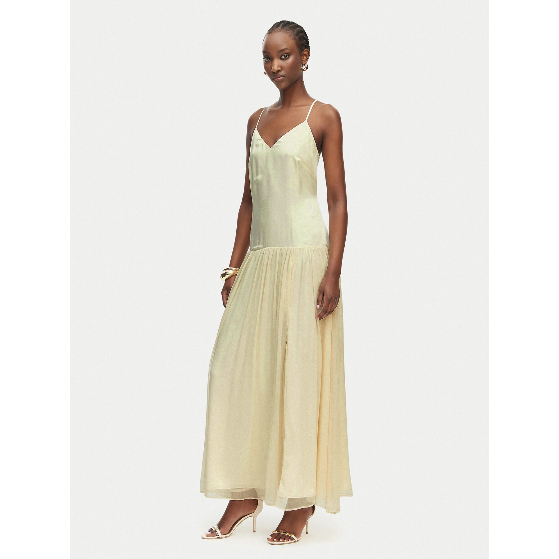 Bardot Sukienka wieczorowa Linara 60257DB Kremowy Regular Fit