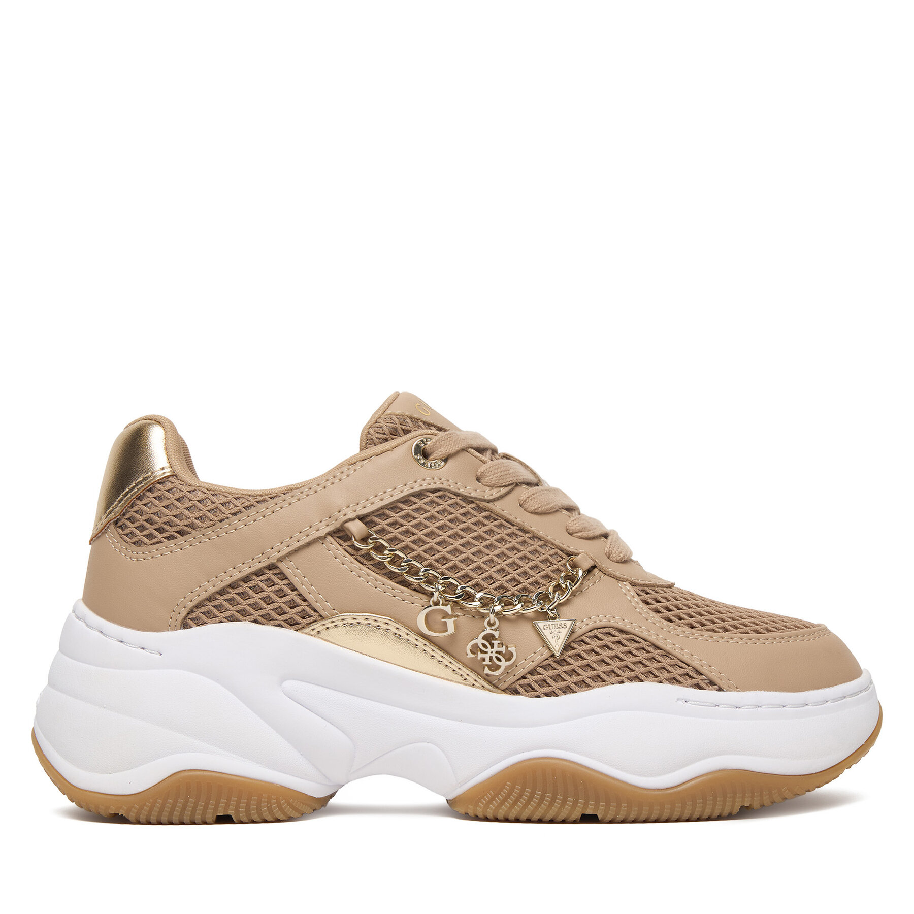 Guess Sneakersy FLPHAR ELE12 Beżowy