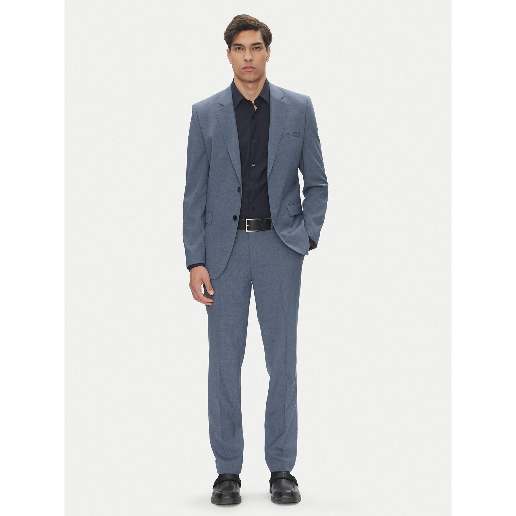 HUGO Garnitur Arti-Hesten253X 50545457 Niebieski Extra Slim Fit