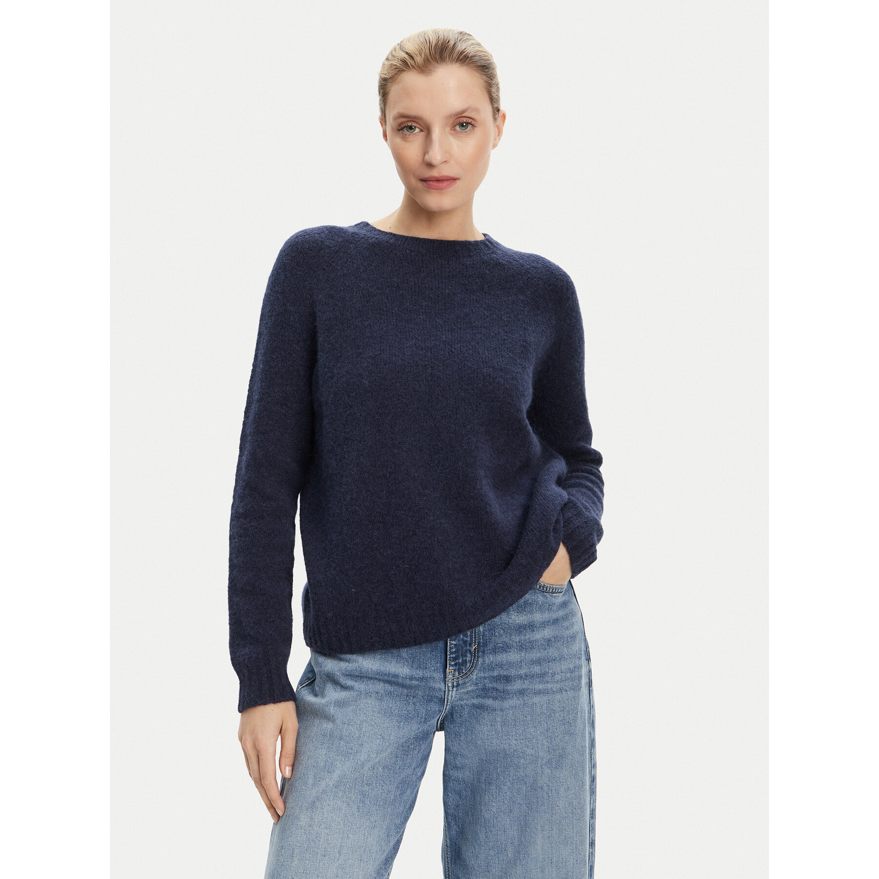 Weekend Max Mara Sweter Ghiacci 2525366151 Niebieski Regular Fit