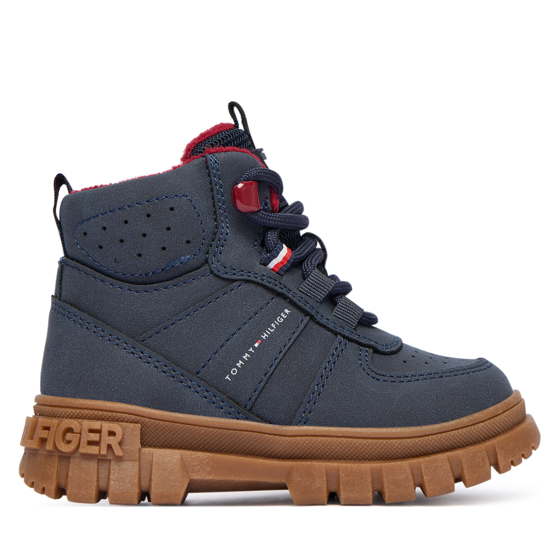 Tommy Hilfiger Trzewiki T1X5-34127-1696800 Granatowy
