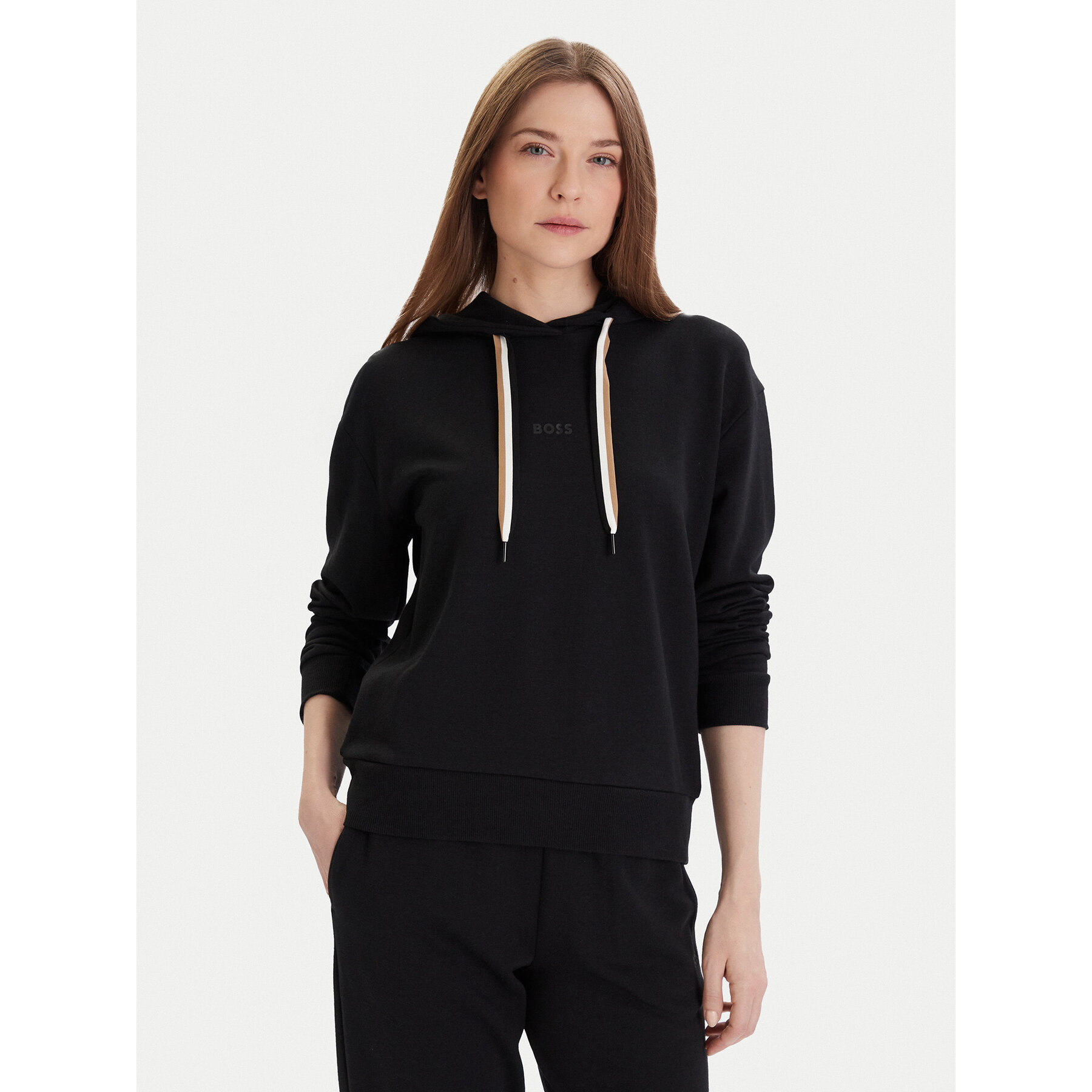 Boss Bluza CP Stripe 50524760 Czarny Regular Fit