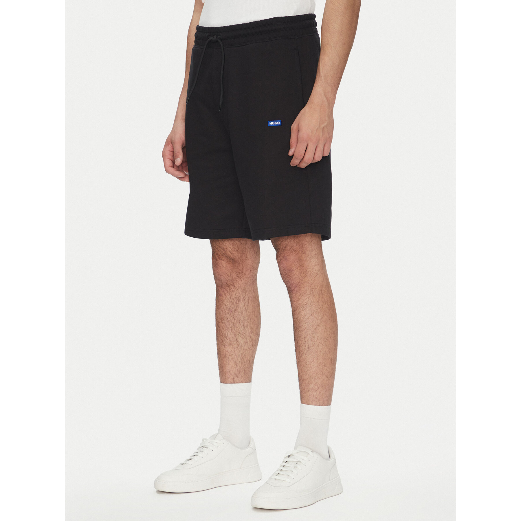 HUGO Szorty sportowe Nasensio 50522364 Czarny Regular Fit