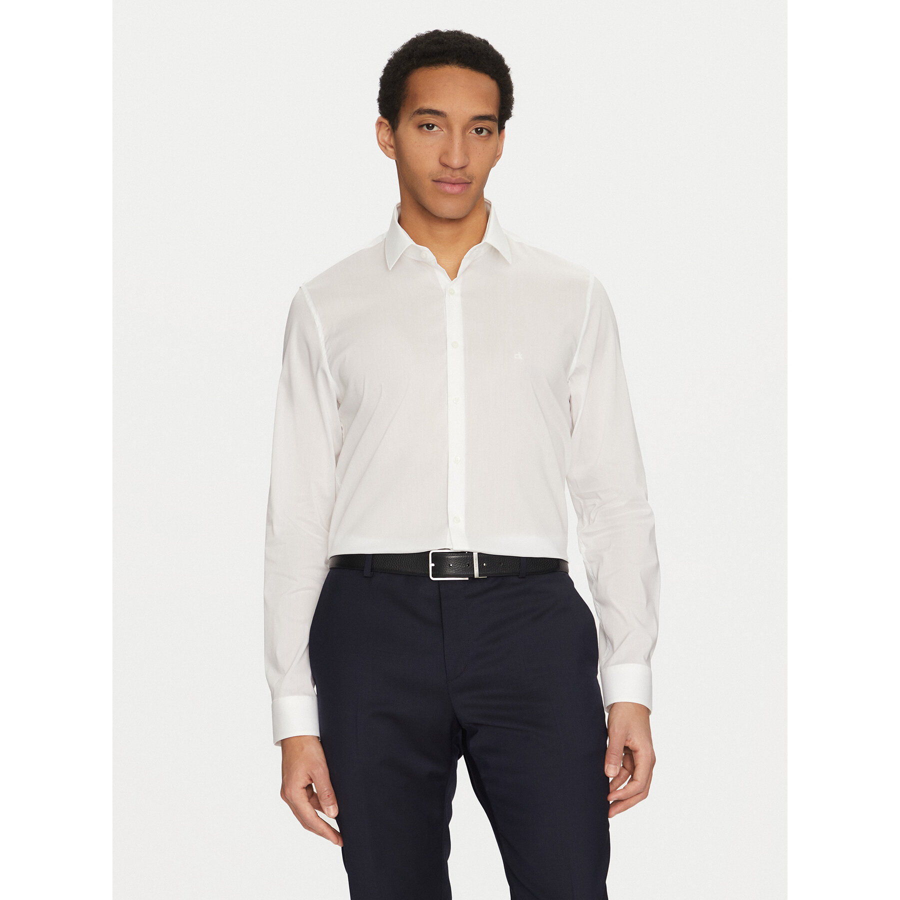 Calvin Klein Koszula K10K114356 Biały Regular Fit