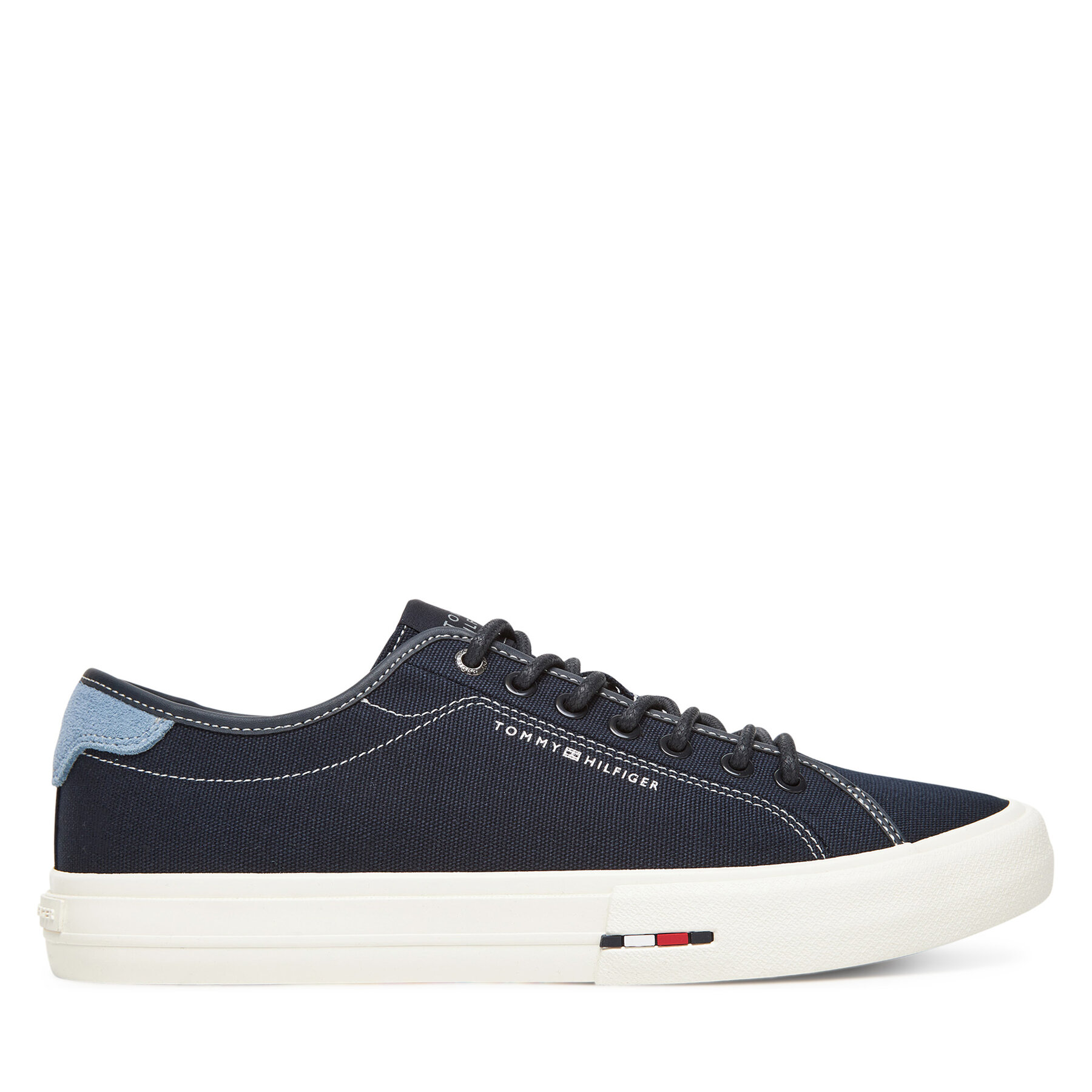 Tommy Hilfiger Tenisówki Hi Vulc Street Canvas FM0FM05515 Granatowy