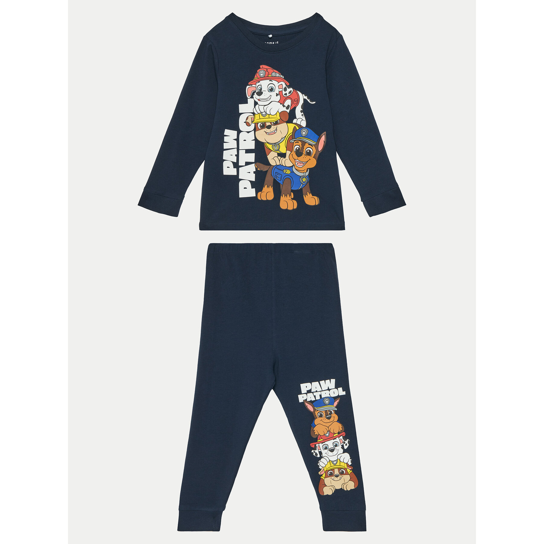 NAME IT Piżama 13235475 Granatowy Regular Fit